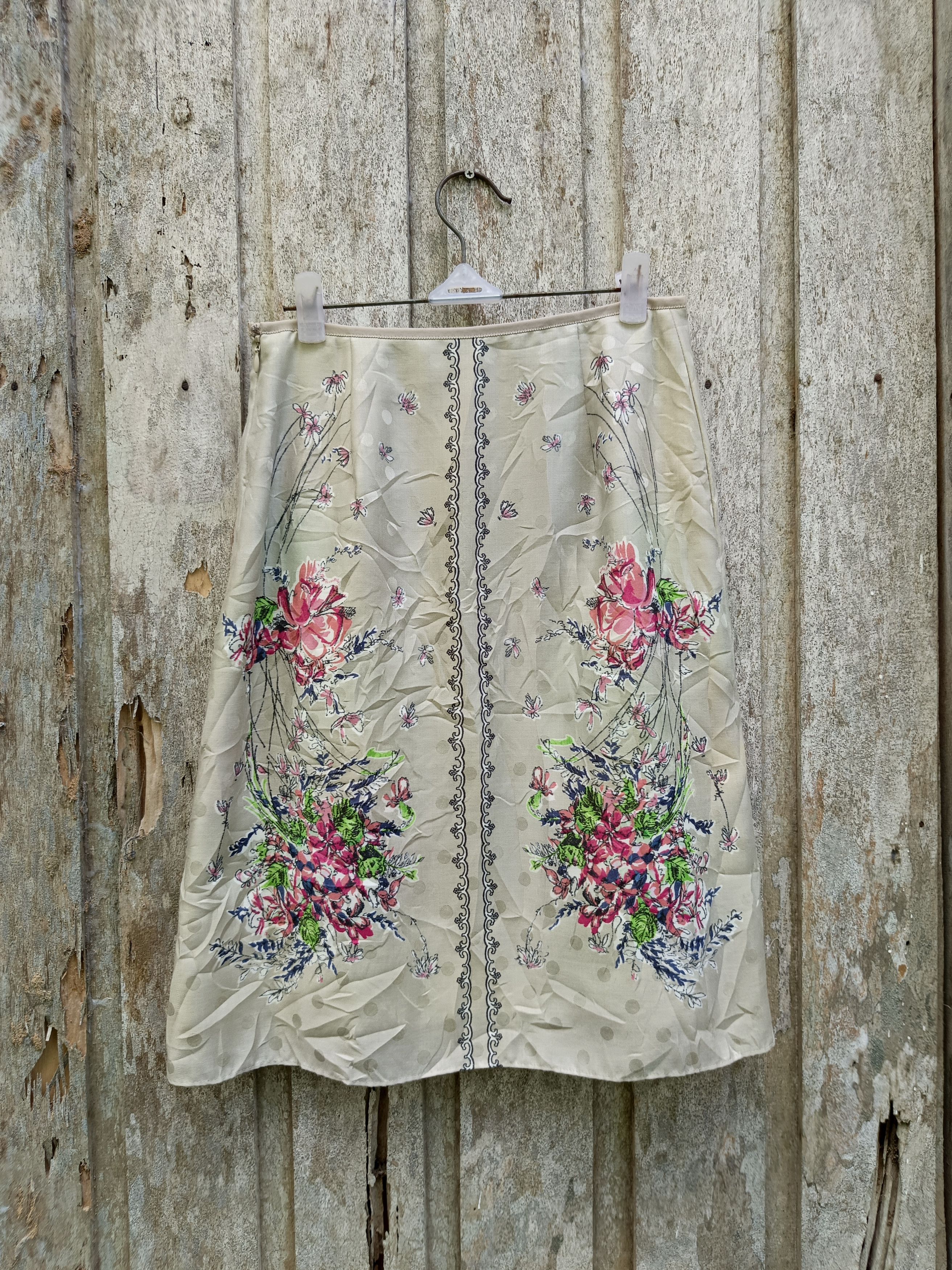 Japanese Brand Sunauna floral skirt Size 26" / US 2 / IT 38 - 6 Thumbnail