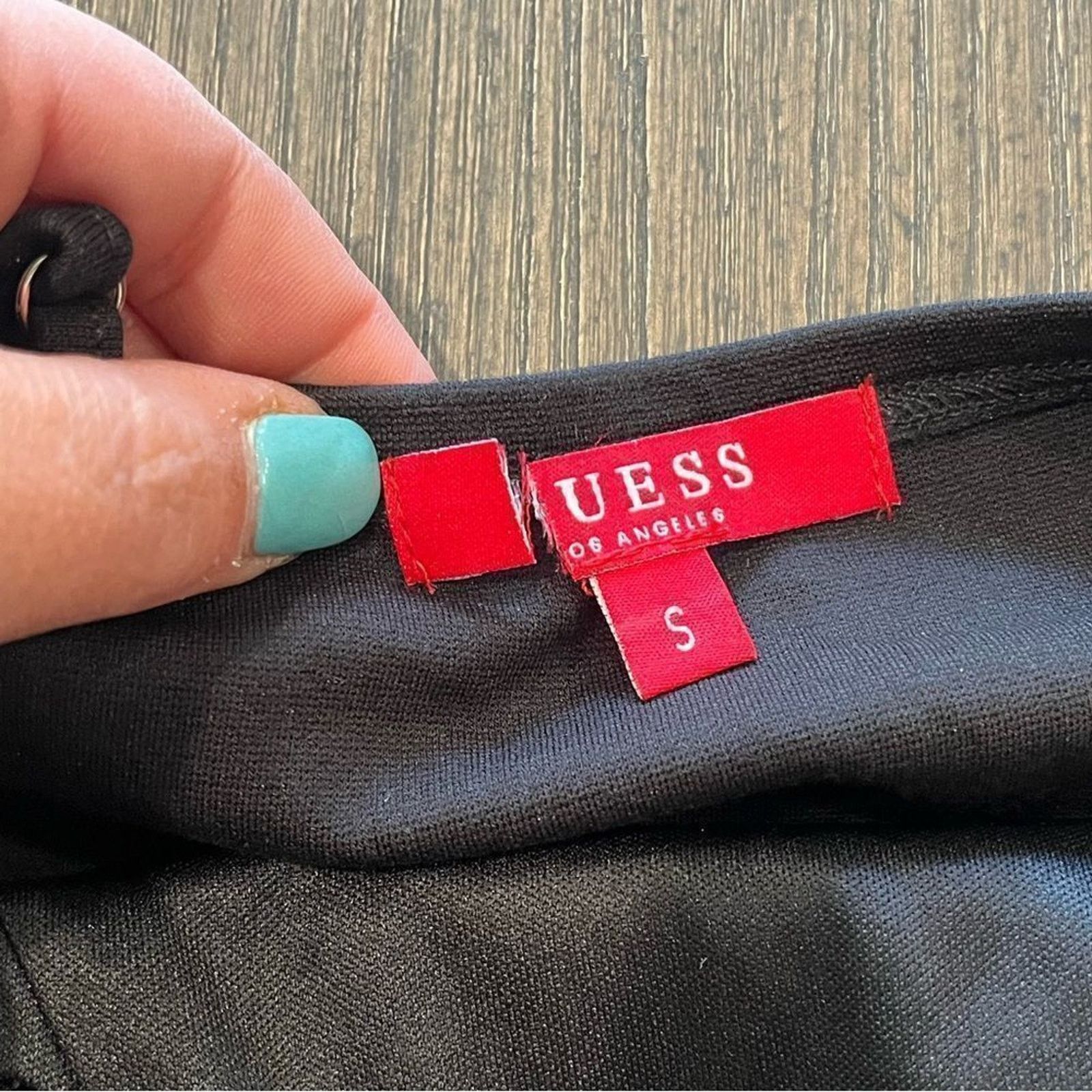 Guess NWOT Guess Los Angeles Black Corset Bodysuit Sz S Size S / US 4 / IT 40 - 5 Thumbnail