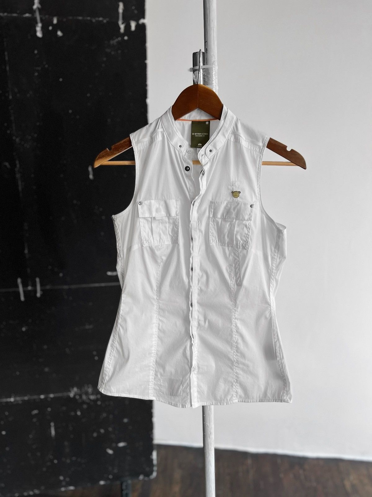 G-Star G-Star Raw RCO Trooper Slim Shirt Sleeveless Cargo Line Size S / US 4 / IT 40 - 1 Thumbnail