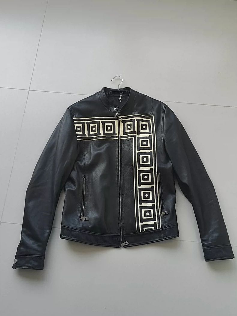 Versace Genuine leather sheepskin jacket