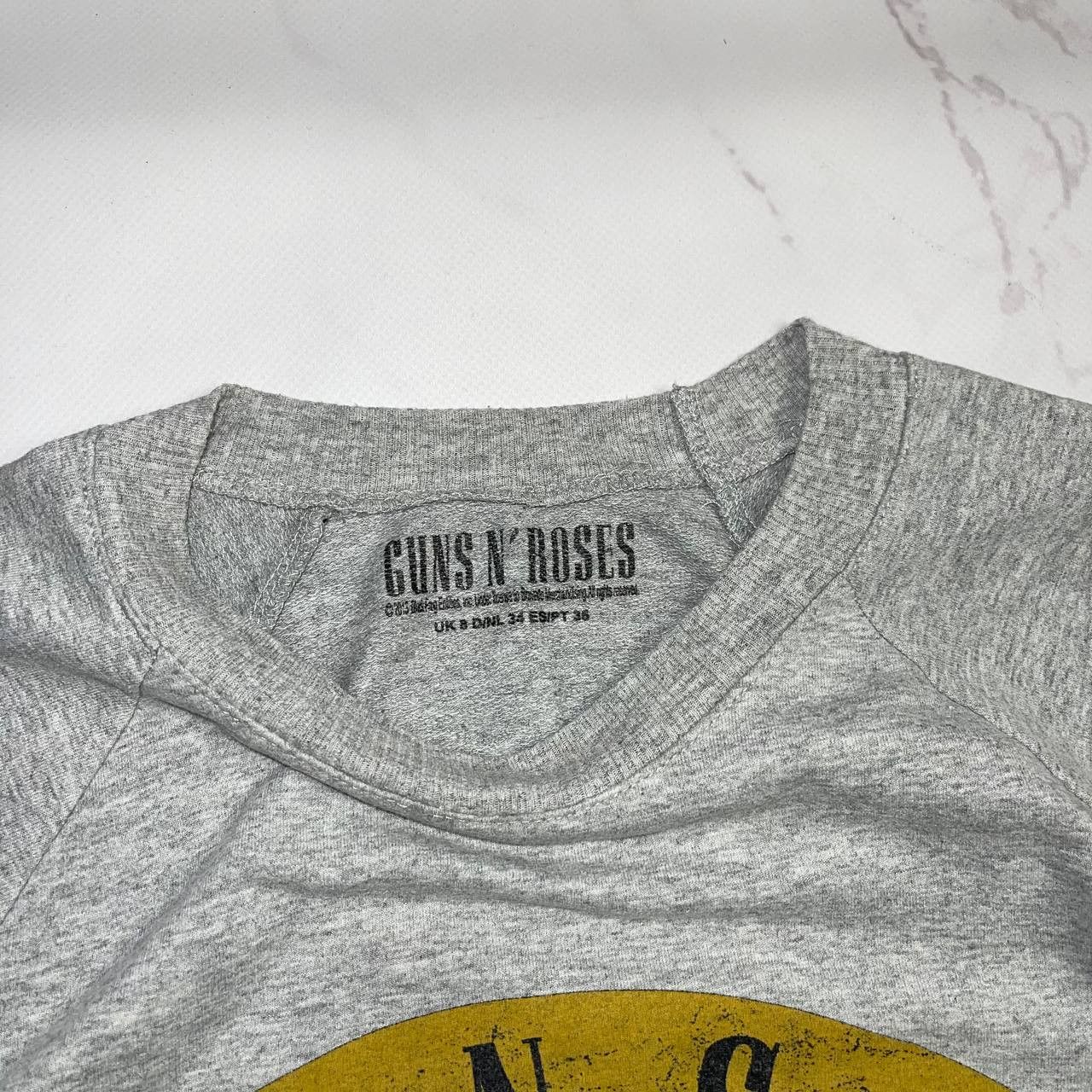 Vintage Guns N Roses Graphic Sweatshirt Long Sleeve Grey 2013 Sz M Size US M / EU 48-50 / 2 - 11 Thumbnail