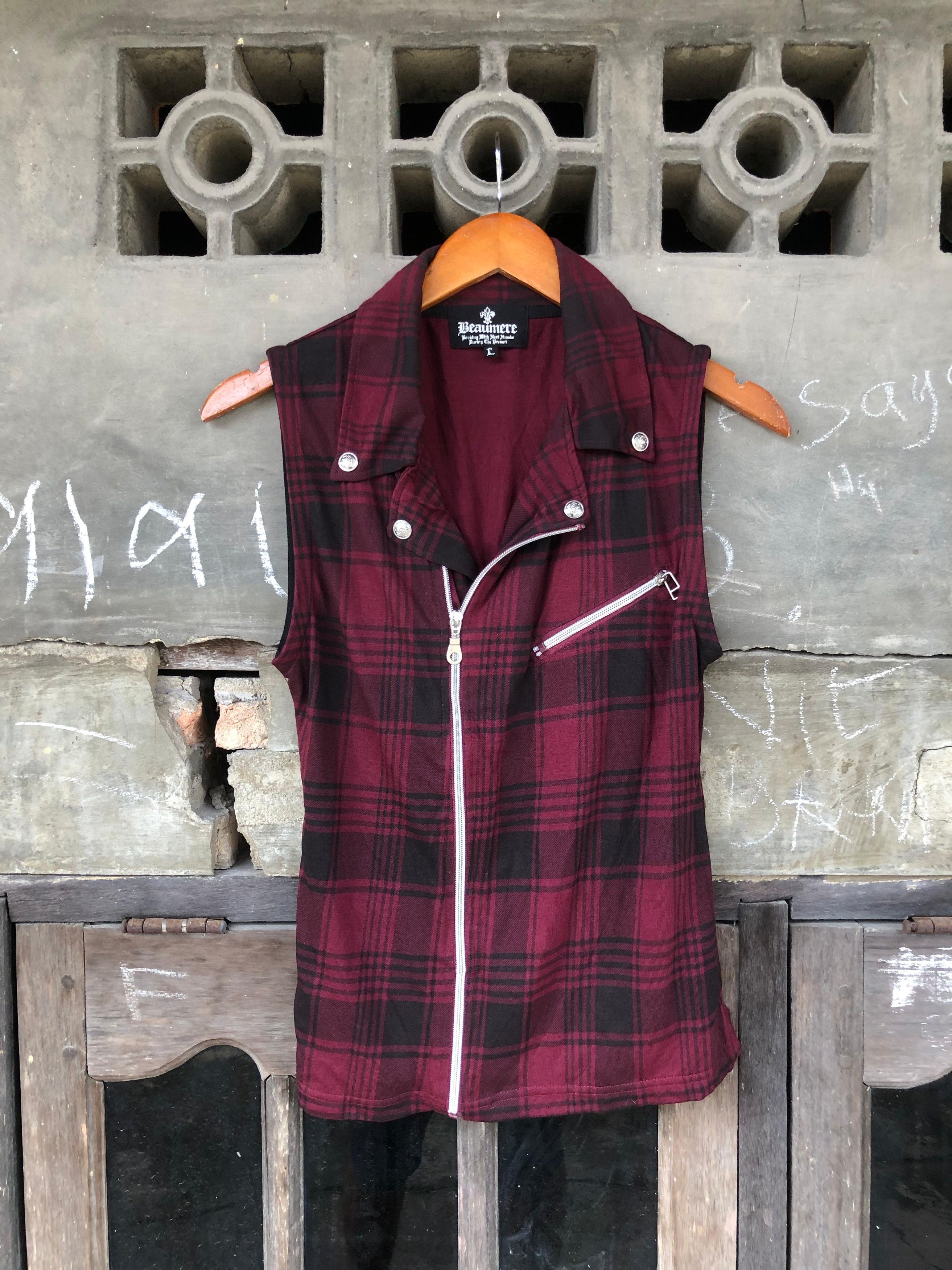 If Six Was Nine × Japanese Brand × Le Grande Bleu (L.G.B.) Beaumere Rock Vest Size US L / EU 52-54 / 3 - 1 Thumbnail