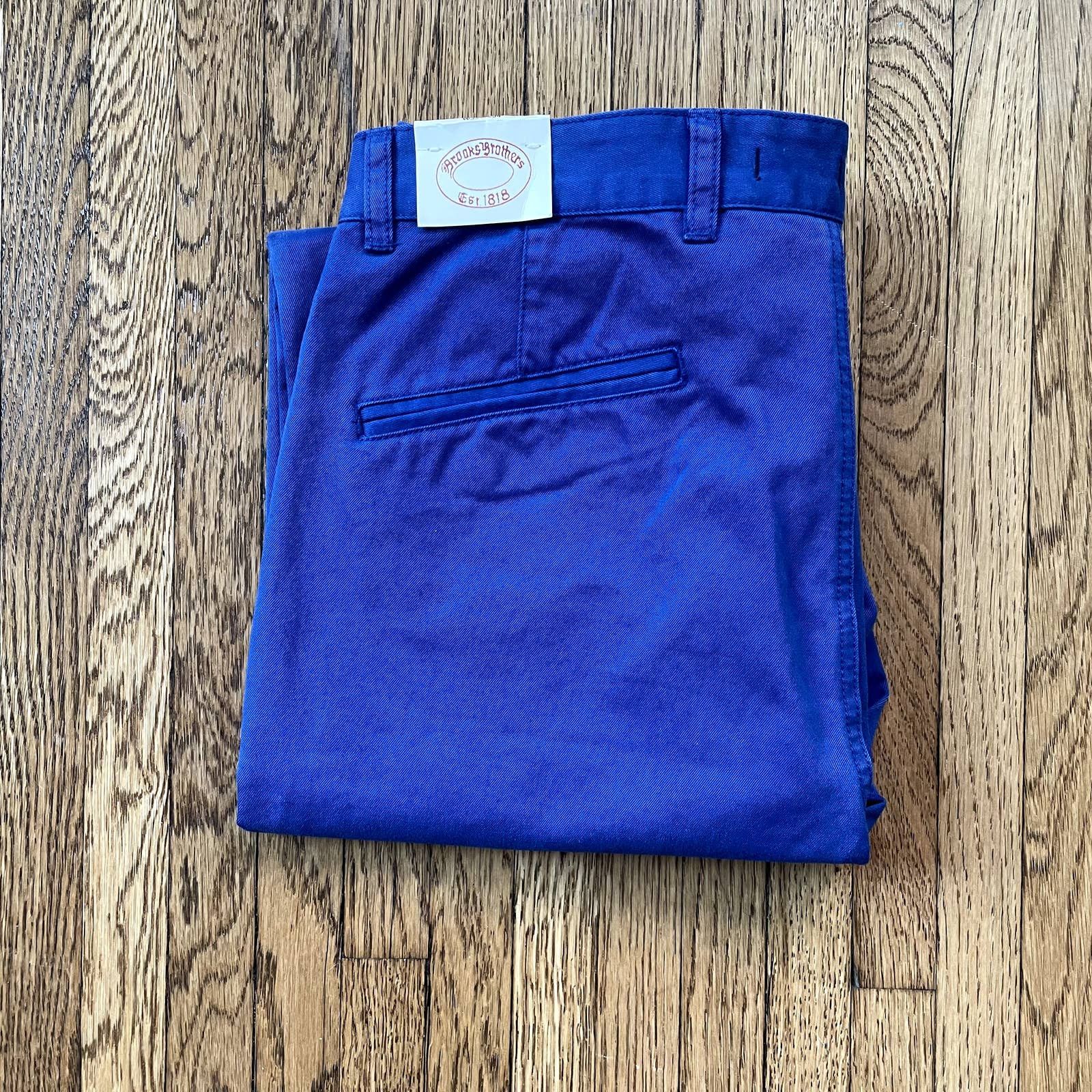 Brooks Brothers Brand new with tags Brooks Brothers Chino in Blue W32 L34 Size US 32 / EU 48 - 1 Thumbnail