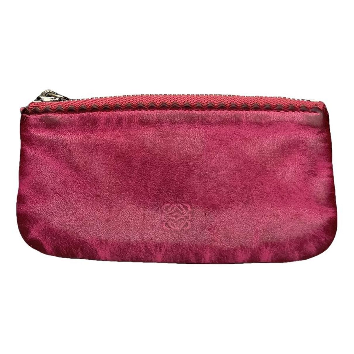 Loewe Pink Leather Purse Size ONE SIZE - 1 Thumbnail