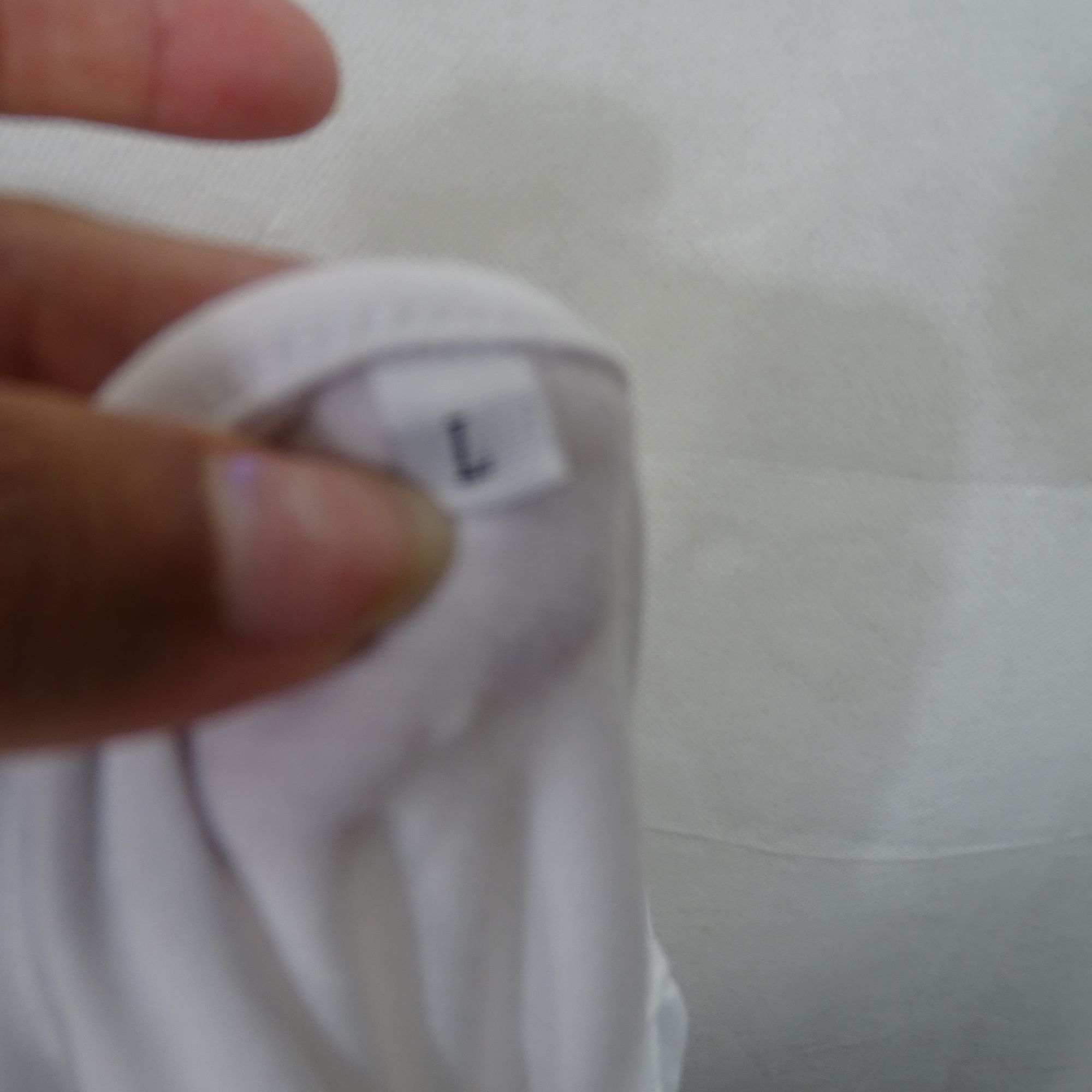 Other White Cold Shoulder V-Neck T-Shirt Women Size L Stretch Size L / US 10 / IT 46 - 4 Thumbnail
