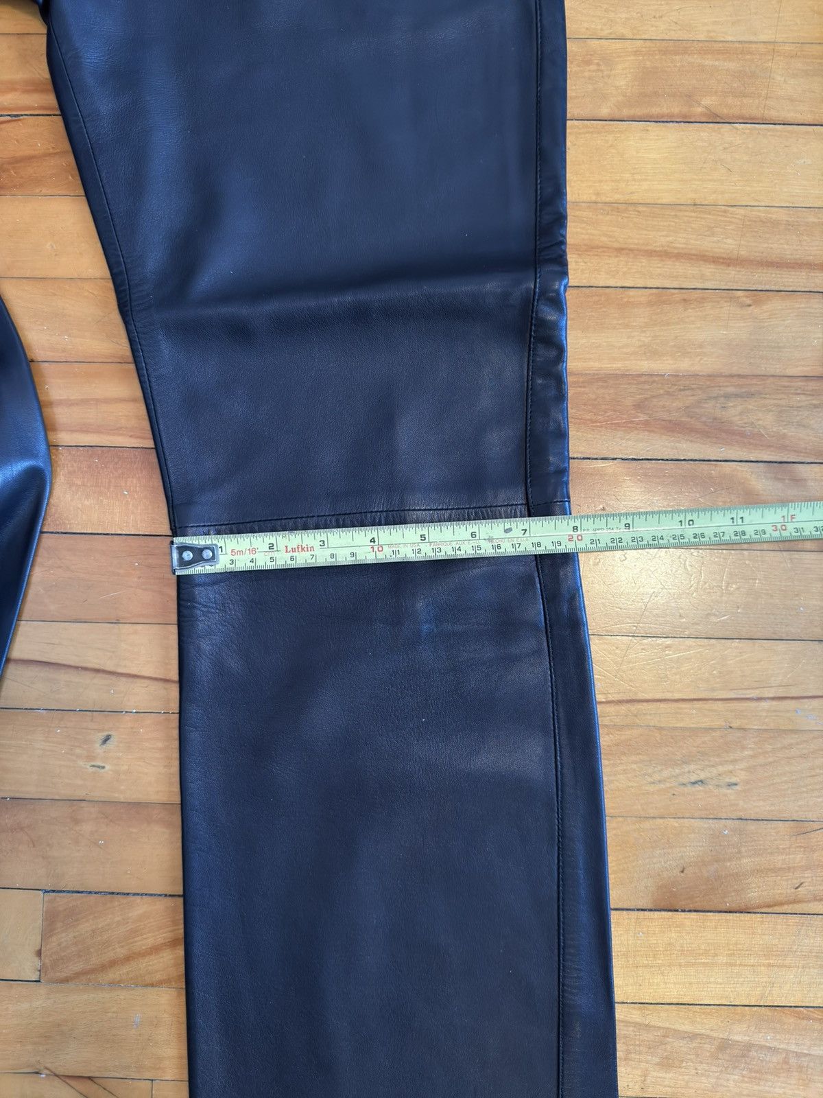 Ralph Lauren Purple Label Ralph Lauren Purple Label Leather Pants Jeans Size 32 Size US 32 / EU 48 - 17 Thumbnail