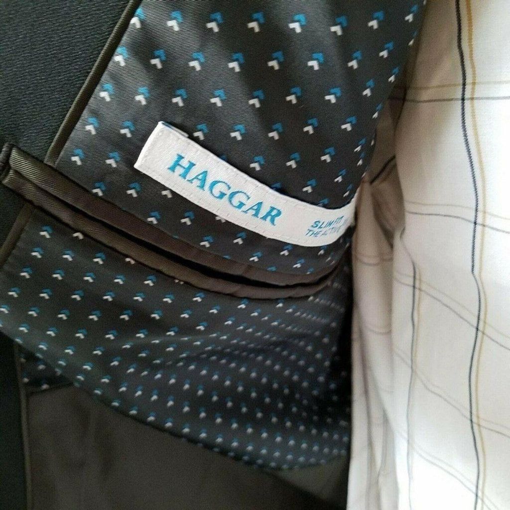 Haggar HAGGAR Slim Fit 2-Button Center Vent Sport C Size US L / EU 52-54 / 3 - 7 Thumbnail