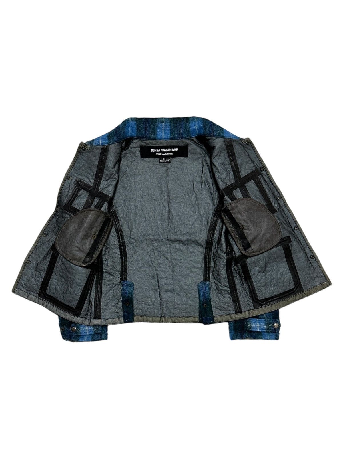Junya Watanabe JUNYA WATANABE Fall Winter 2005 Checkered Windstopper Jacket Size M / US 6-8 / IT 42-44 - 6 Thumbnail