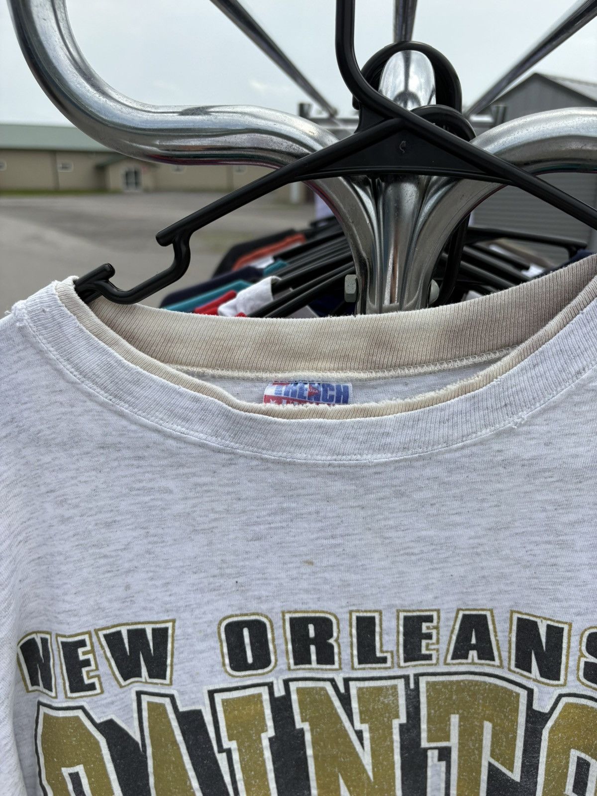 Trench USA × Vintage 1990's New Orleans Saints Trench T-Shirt Size US L / EU 52-54 / 3 - 5 Thumbnail