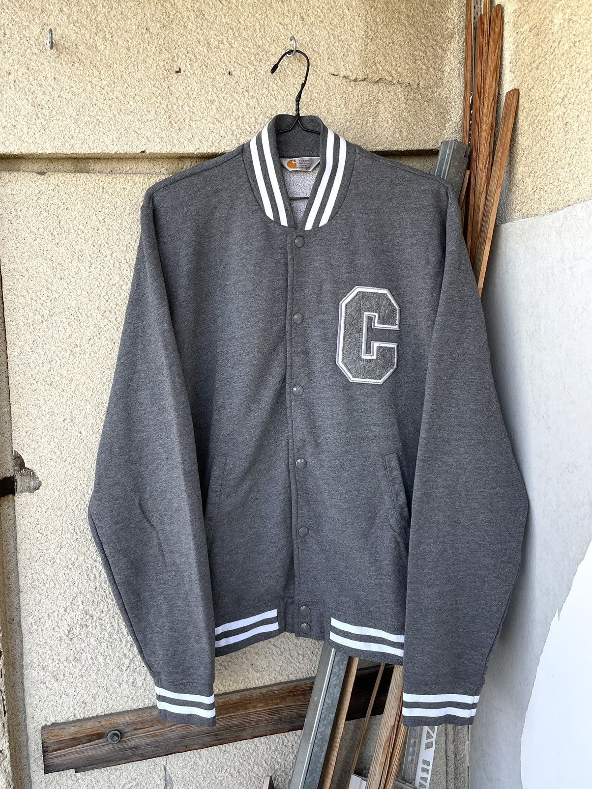 Carhartt Vintage Y2K Carhartt Cup Jacket Varsity Sweatshirt Hoodie Size US L / EU 52-54 / 3 - 9 Thumbnail