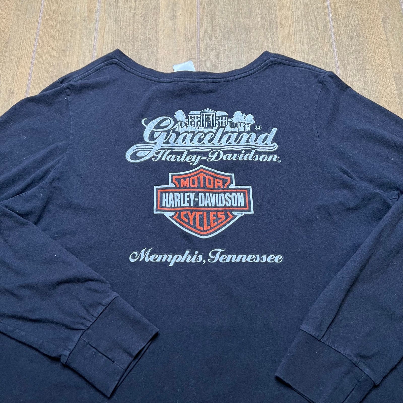Harley Davidson Harley Davidson women Sz 1X Long sleeve shirt Tennessee Y2K Size XL / US 12-14 / IT 48-50 - 7 Thumbnail