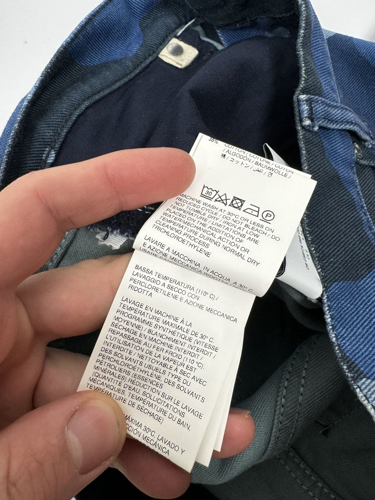 Off-White Off-White Camo Marina Jeans Size US 29 - 17 Thumbnail