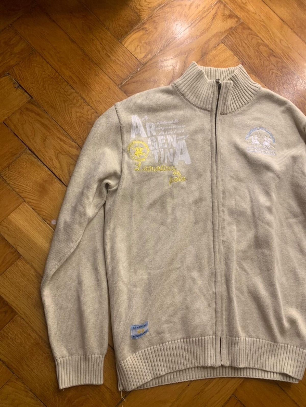 Japanese Brand × La Martina × Vintage vintage sweater by la martinа argentina Size US XL / EU 56 / 4 - 3 Thumbnail