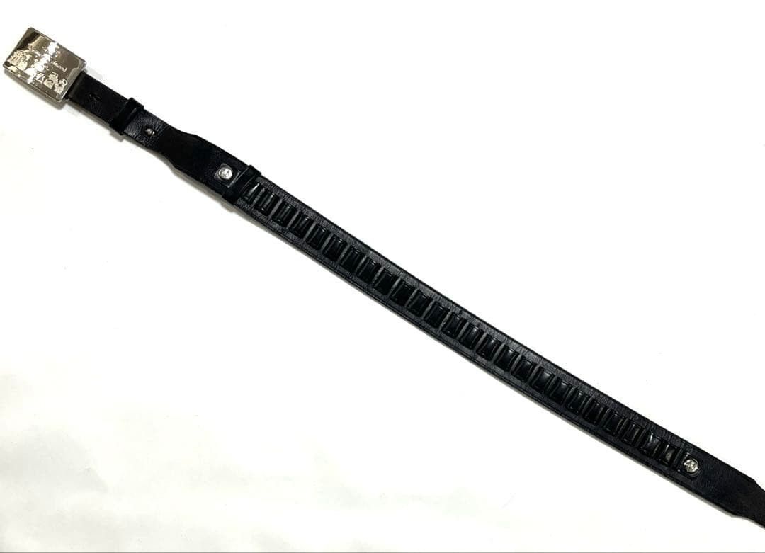 Vivienne Westwood Vivienne Westwood Man Orb Military Men's Belt Black Size ONE SIZE - 6 Thumbnail