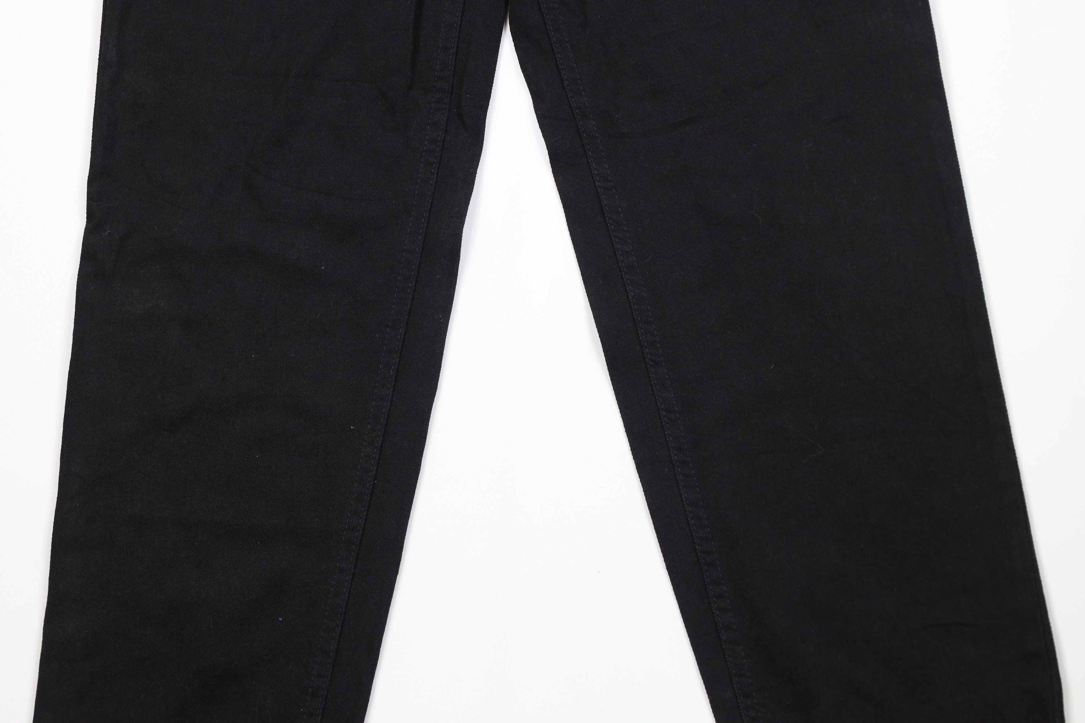 Lee Deadstock Vintage 90s Lee Tapered Leg Denim Jeans Black USA Size US 28 / EU 44 - 3 Thumbnail
