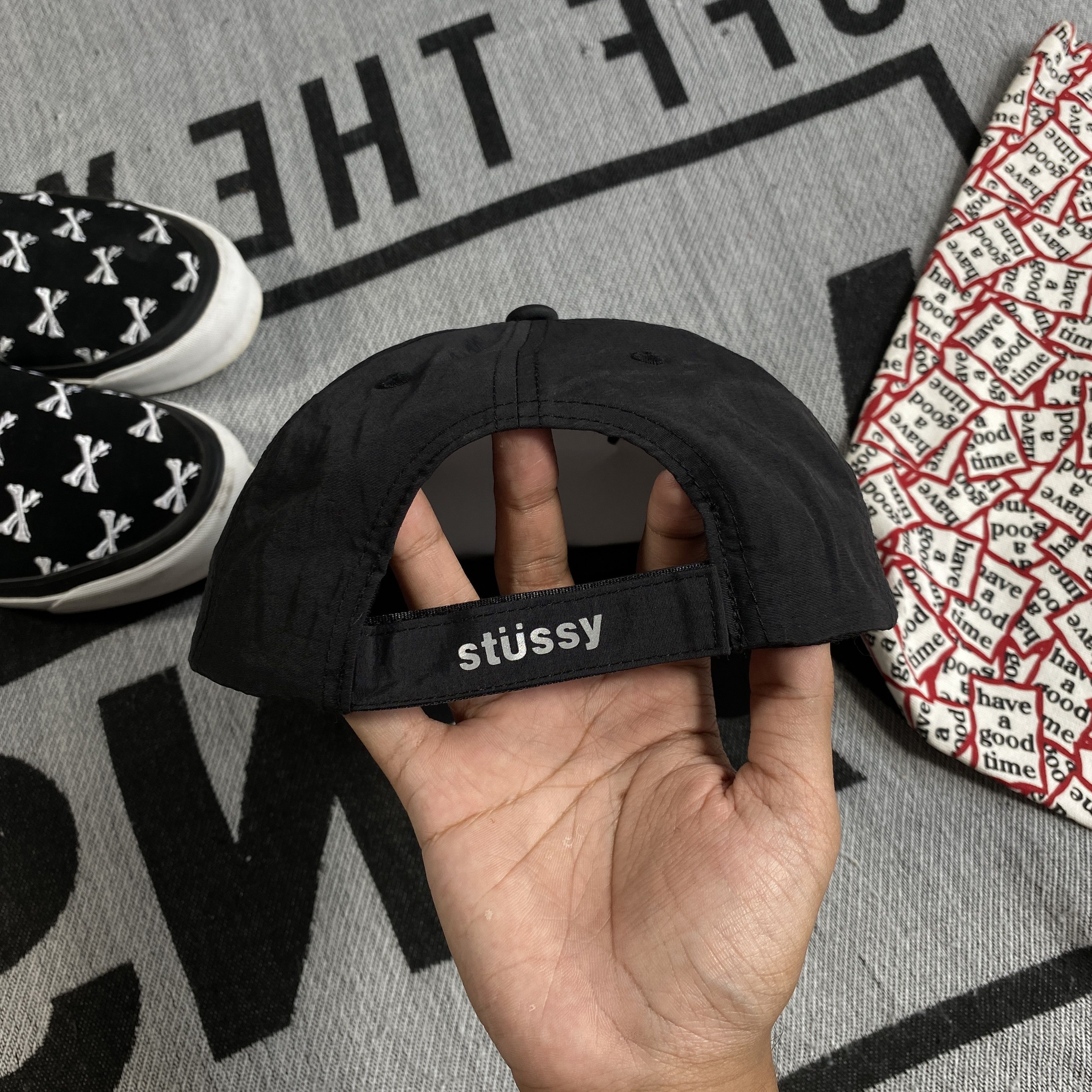 Stussy STUSSY NYLON REFLECTIVE CAP HAT • BLACK Size ONE SIZE - 4 Thumbnail