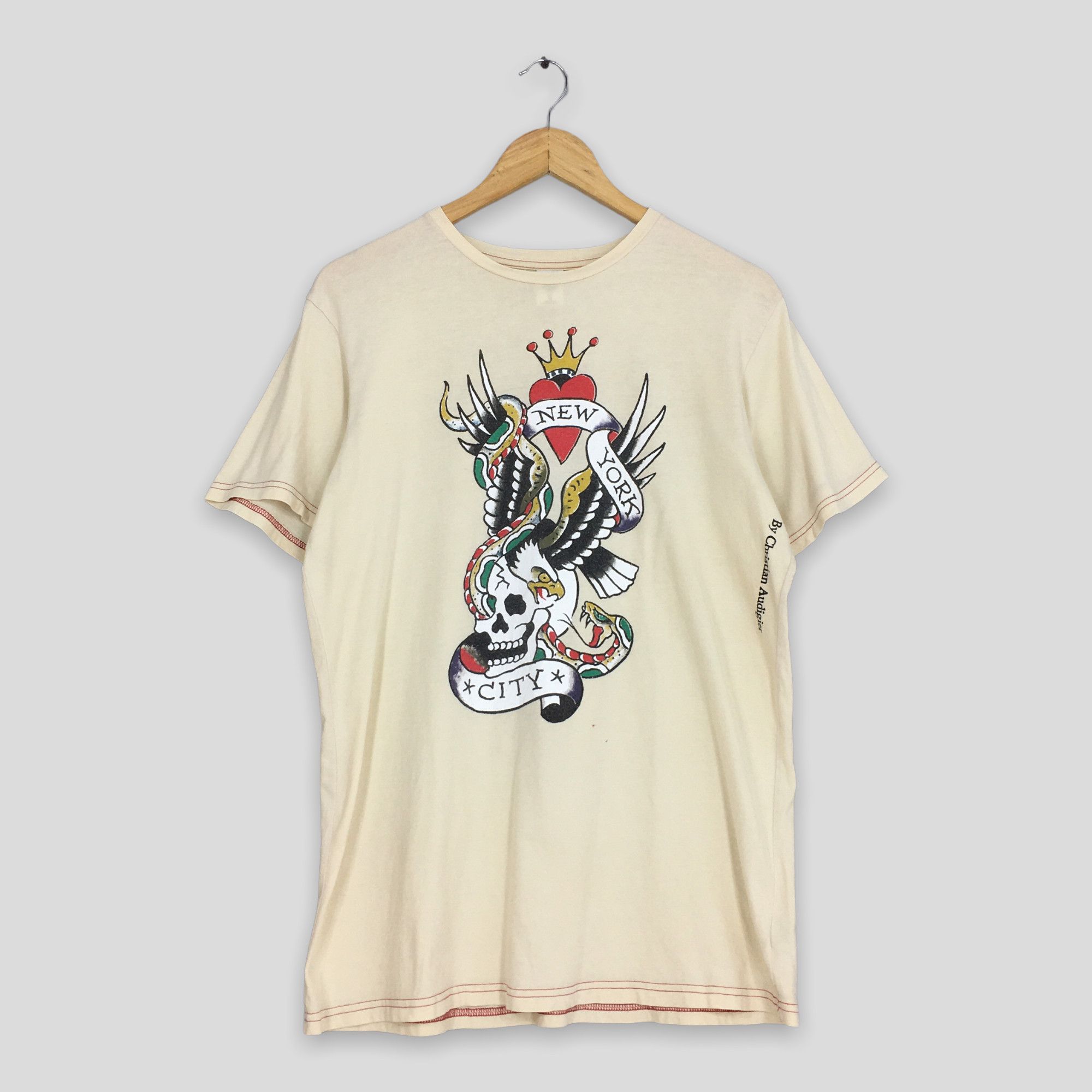 Christian Audigier × Ed Hardy × Vintage Vintage Don Ed Hardy Christian Audiegier Tatoo Medium Size US M / EU 48-50 / 2 - 1 Thumbnail