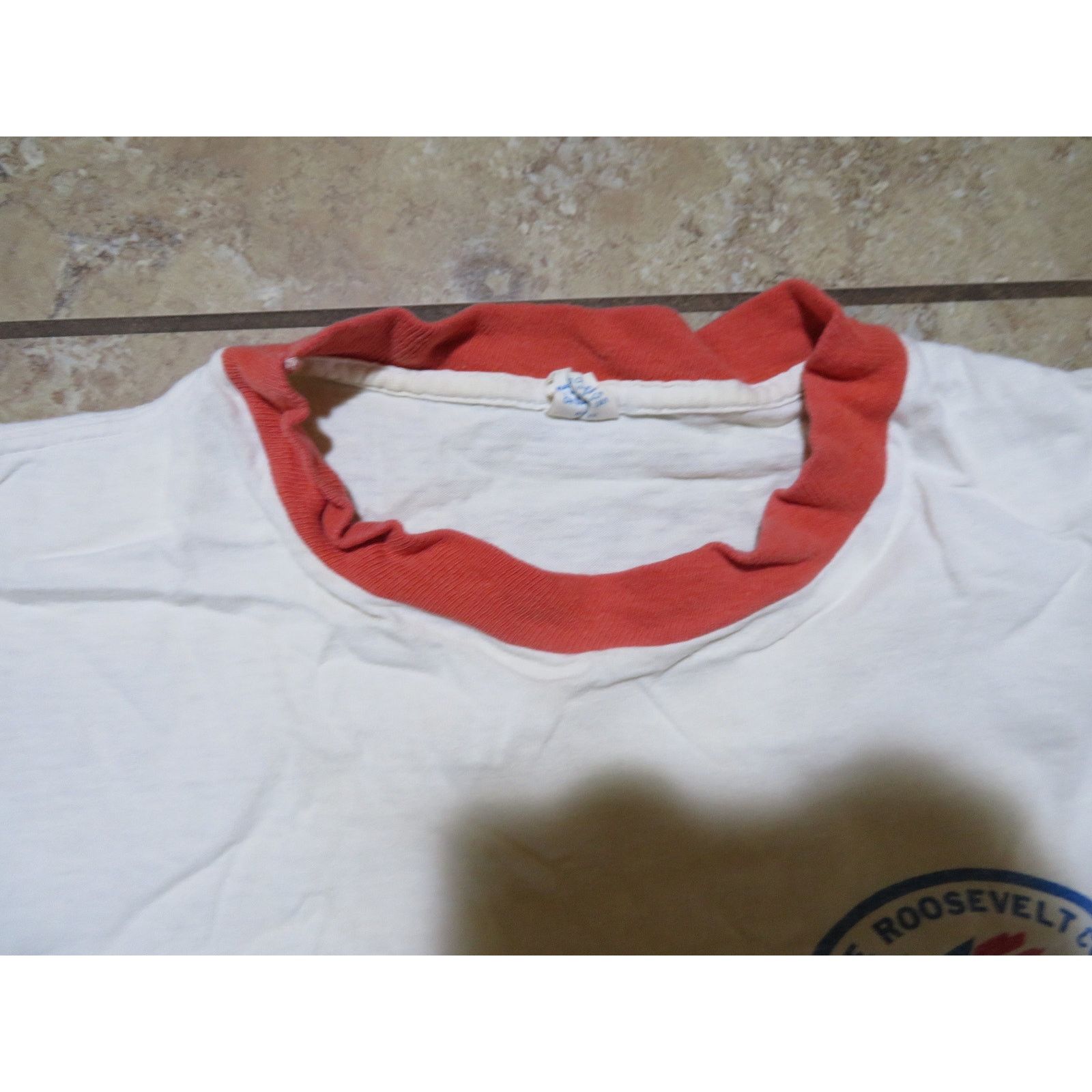 Other Jamboree Boy Scouts BSA Ringer T-Shirt, White Sz M 1970s Size US M / EU 48-50 / 2 - 7 Thumbnail