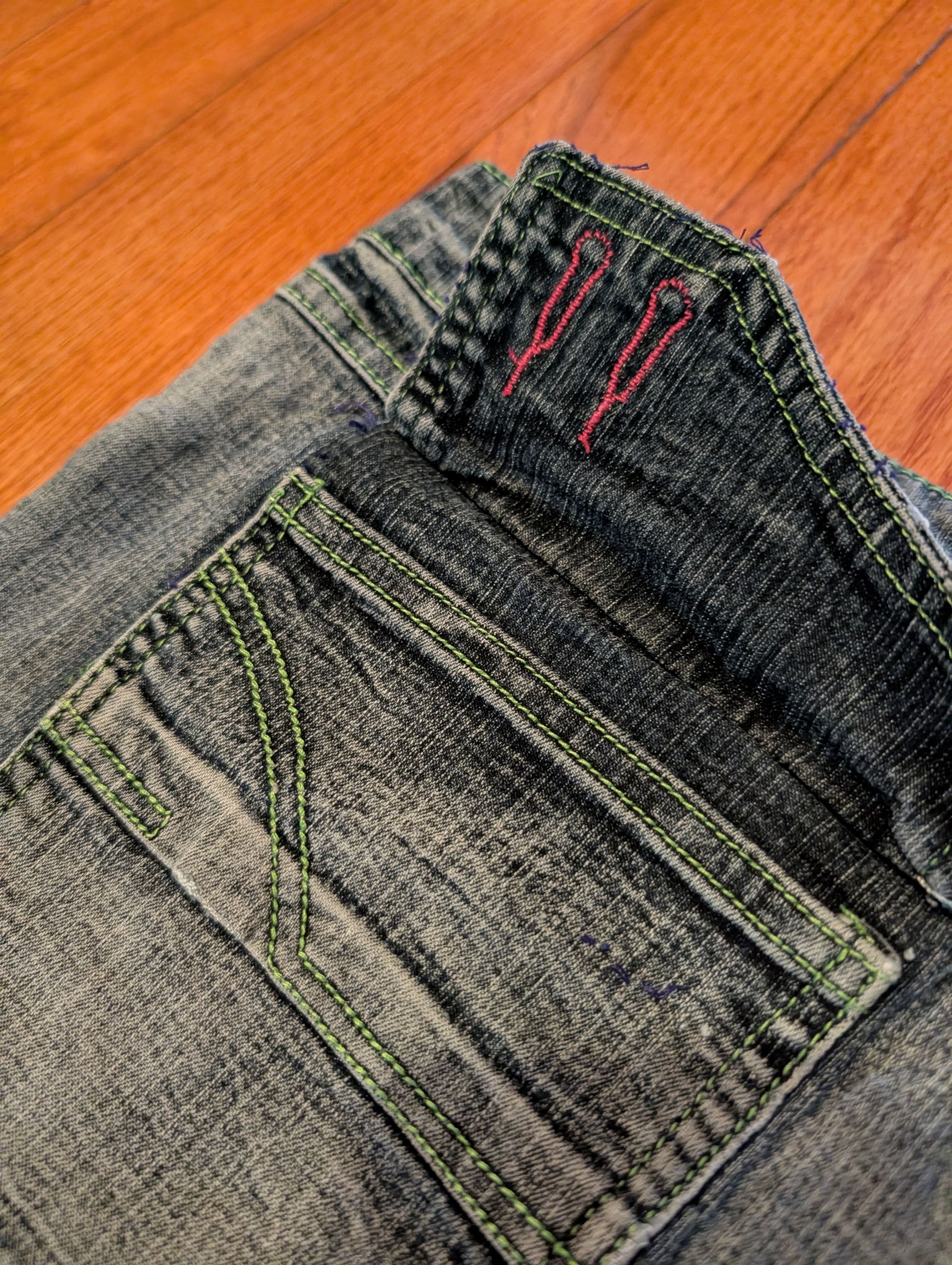Southpole Y2K Xclusive Faded Denim Baggy Flare Leg Cyber Grunge Jeans Size US 34 / EU 50 - 3 Thumbnail