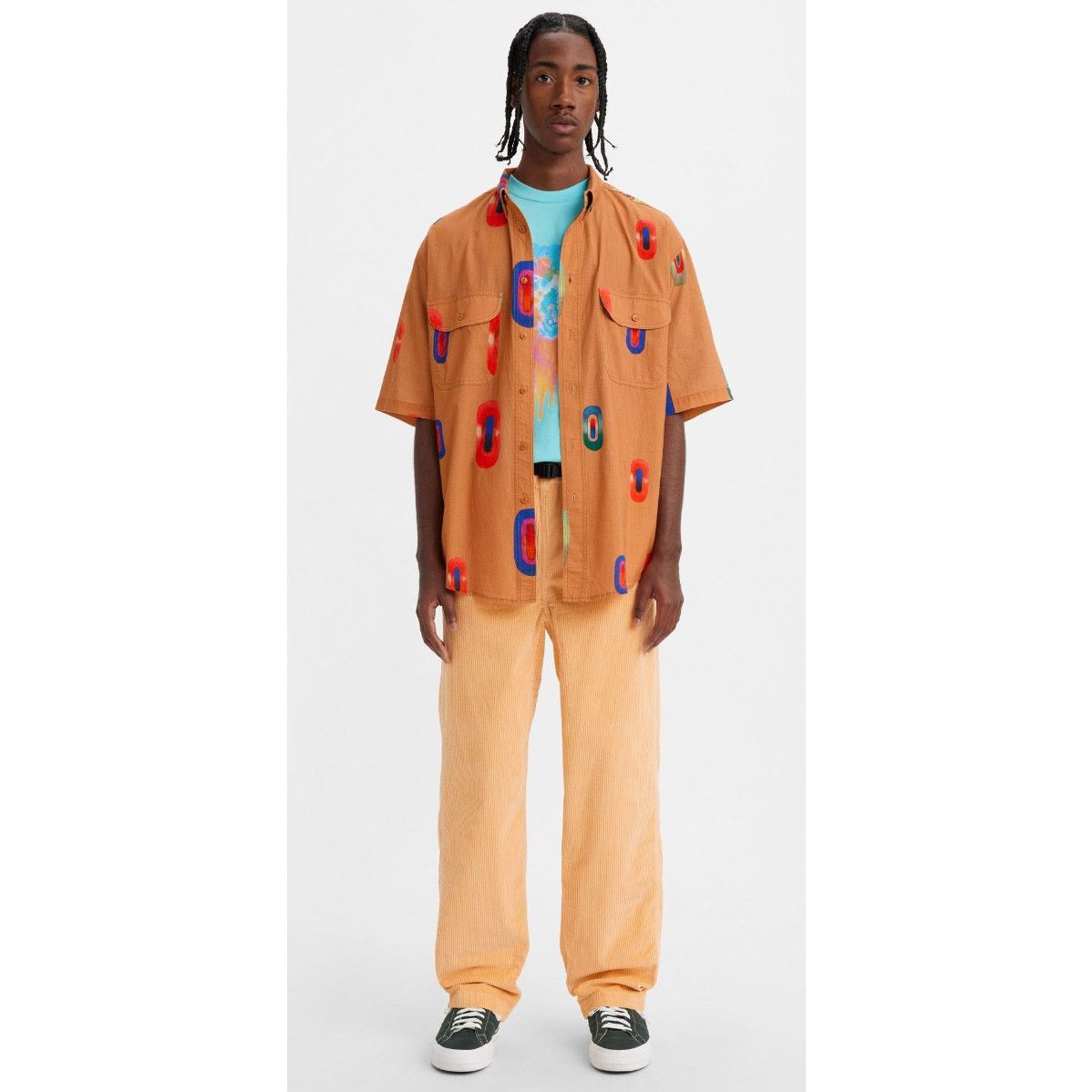 Levi's LEVI SKATEBOARD QUICK RELEASE PANTS APRICOT CREAM MENS SZ M Size US 32 / EU 48 - 2 Thumbnail