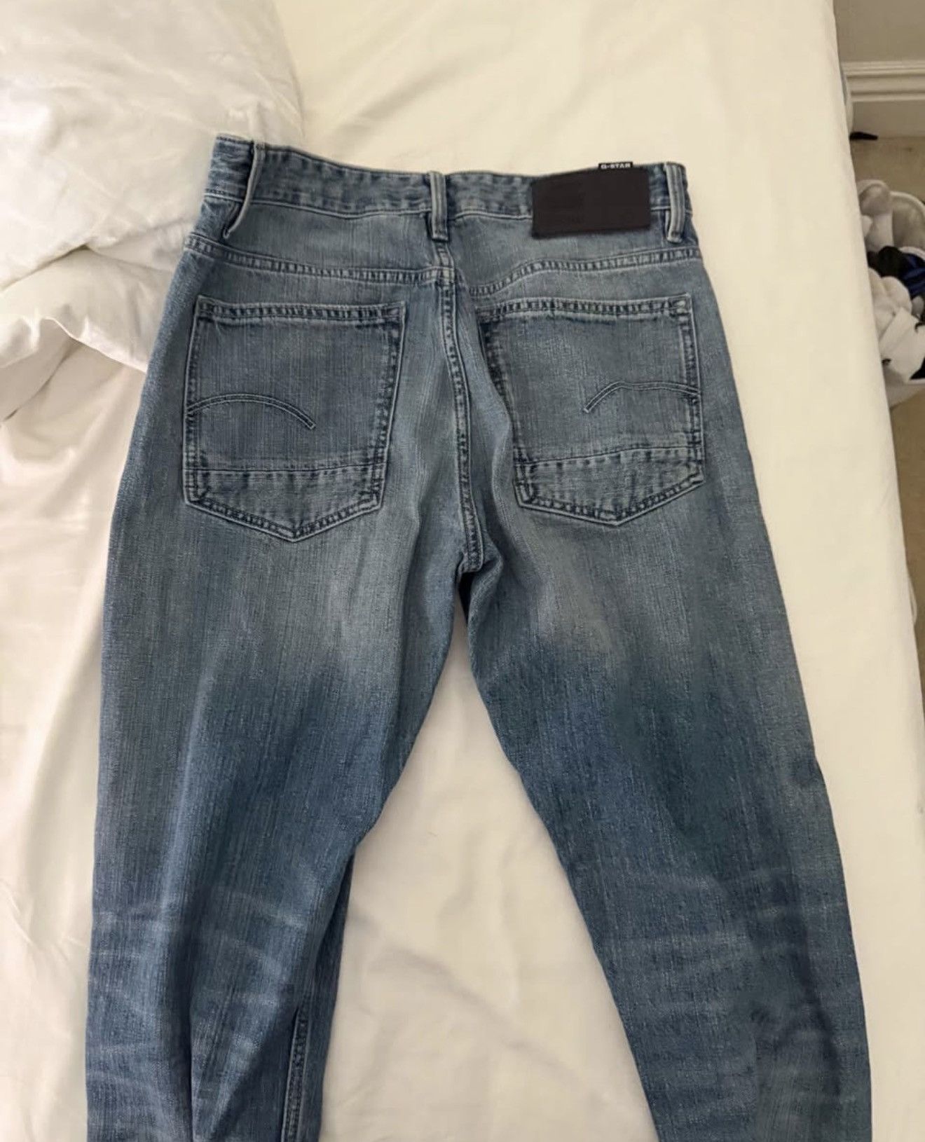G-Star G Star Raw Straight Denim Jeans Size US 32 / EU 48 - 2 Thumbnail