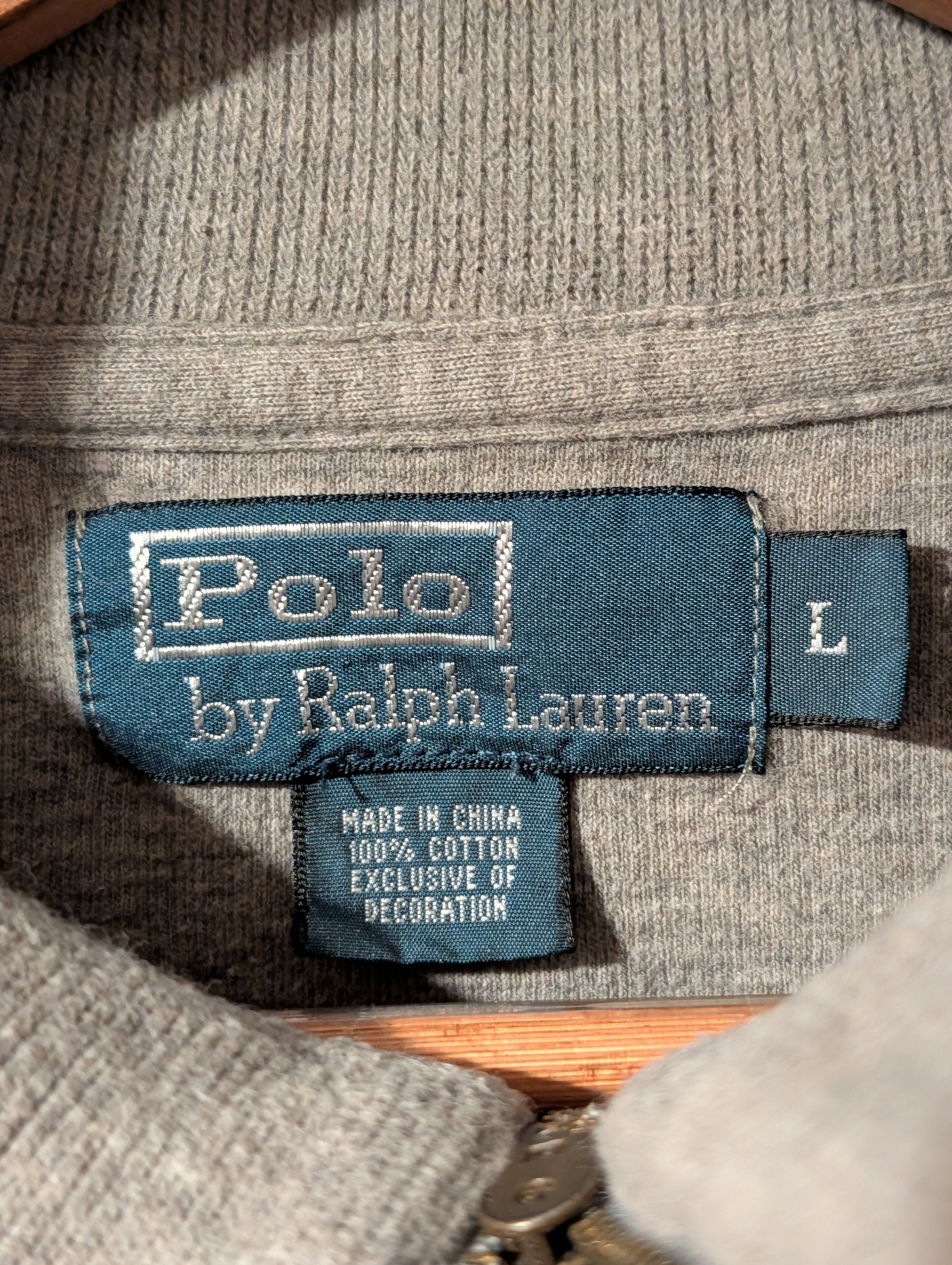 Polo Ralph Lauren Polo Ralph Lauren 1/4 Zip Sweater Pullover Mock Neck Size US L / EU 52-54 / 3 - 3 Thumbnail