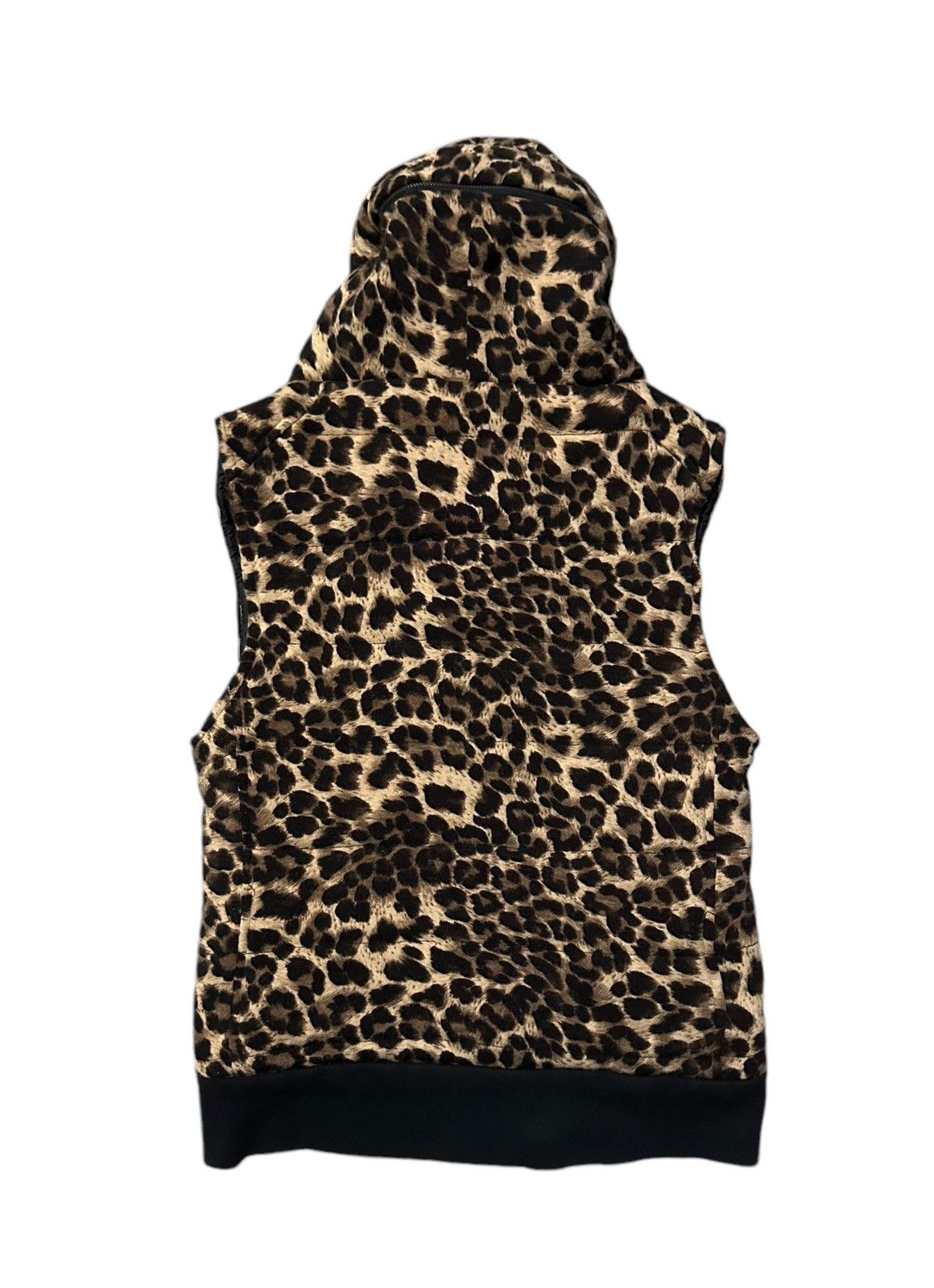 Designer Semantic design leopard jacket sleeveless Size S / US 4 / IT 40 - 6 Thumbnail
