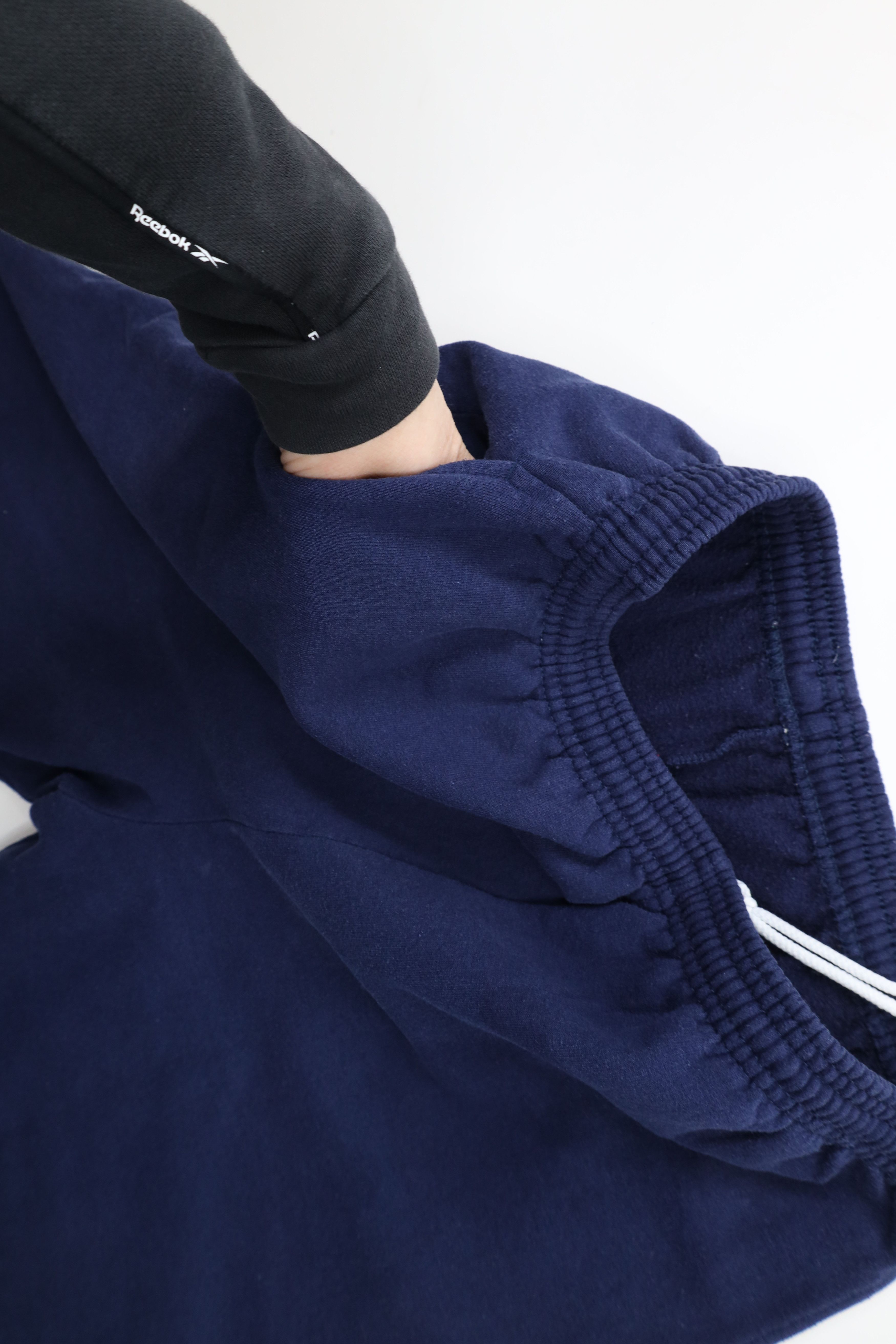 Vintage Vintage 90s Streetwear Blank Cuffed Sweatpants Joggers Size US 34 / EU 50 - 6 Thumbnail