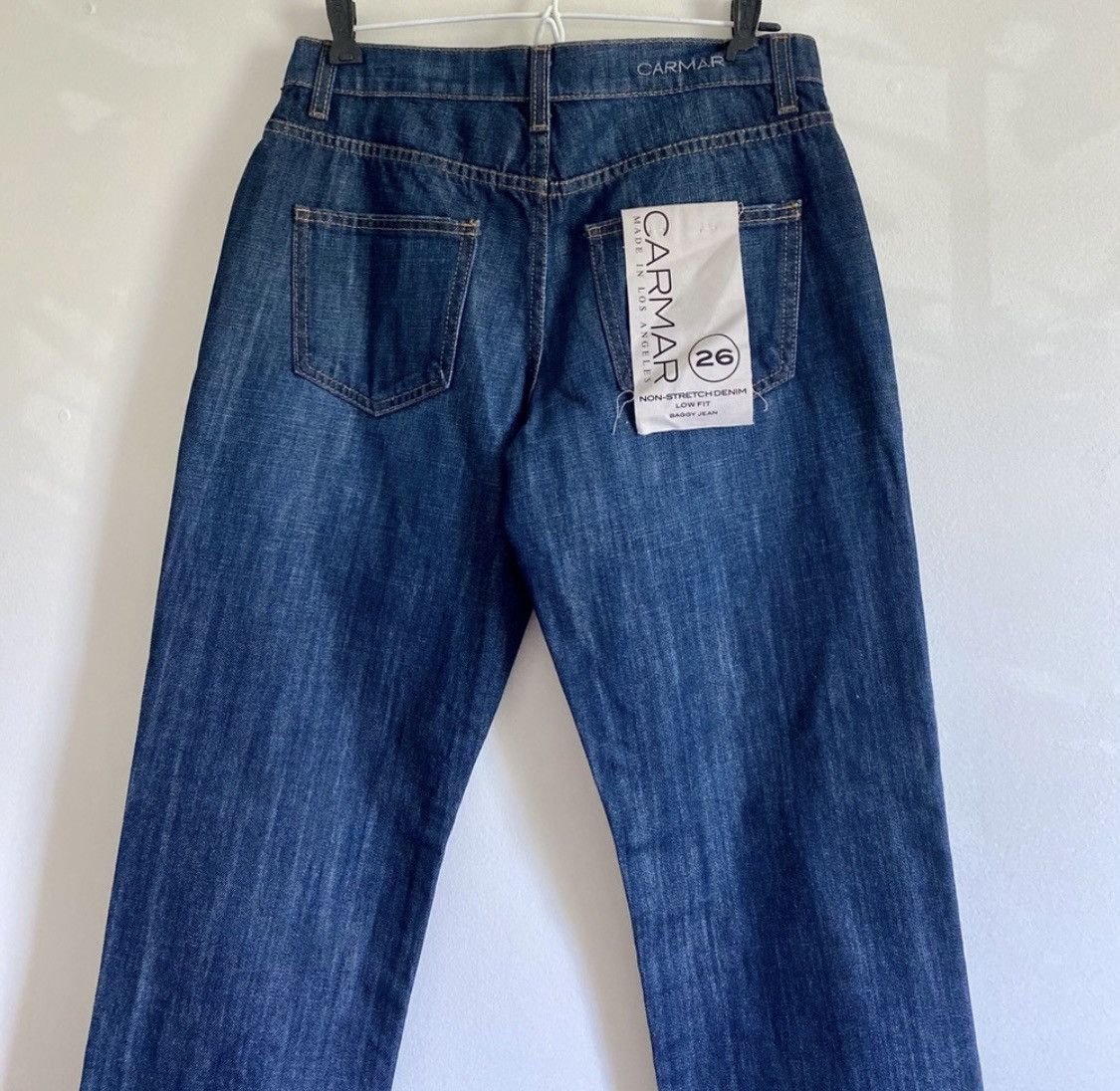 Other LF CARMAR DARK WASH LOW FIT BAGGY JEANS Size 30" / US 8 / IT 44 - 8 Thumbnail