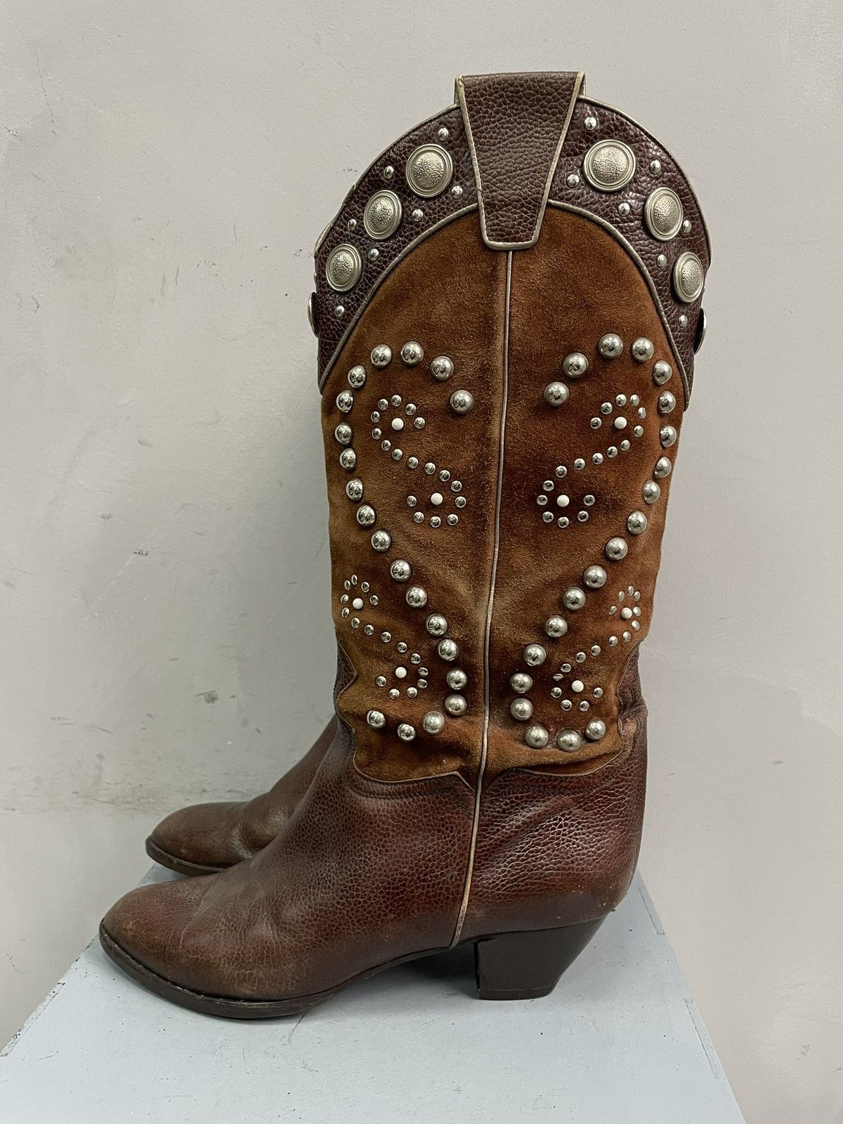 Western Rise If six was nine style western studded boots western style Size US 7.5 / EU 40-41 - 3 Thumbnail