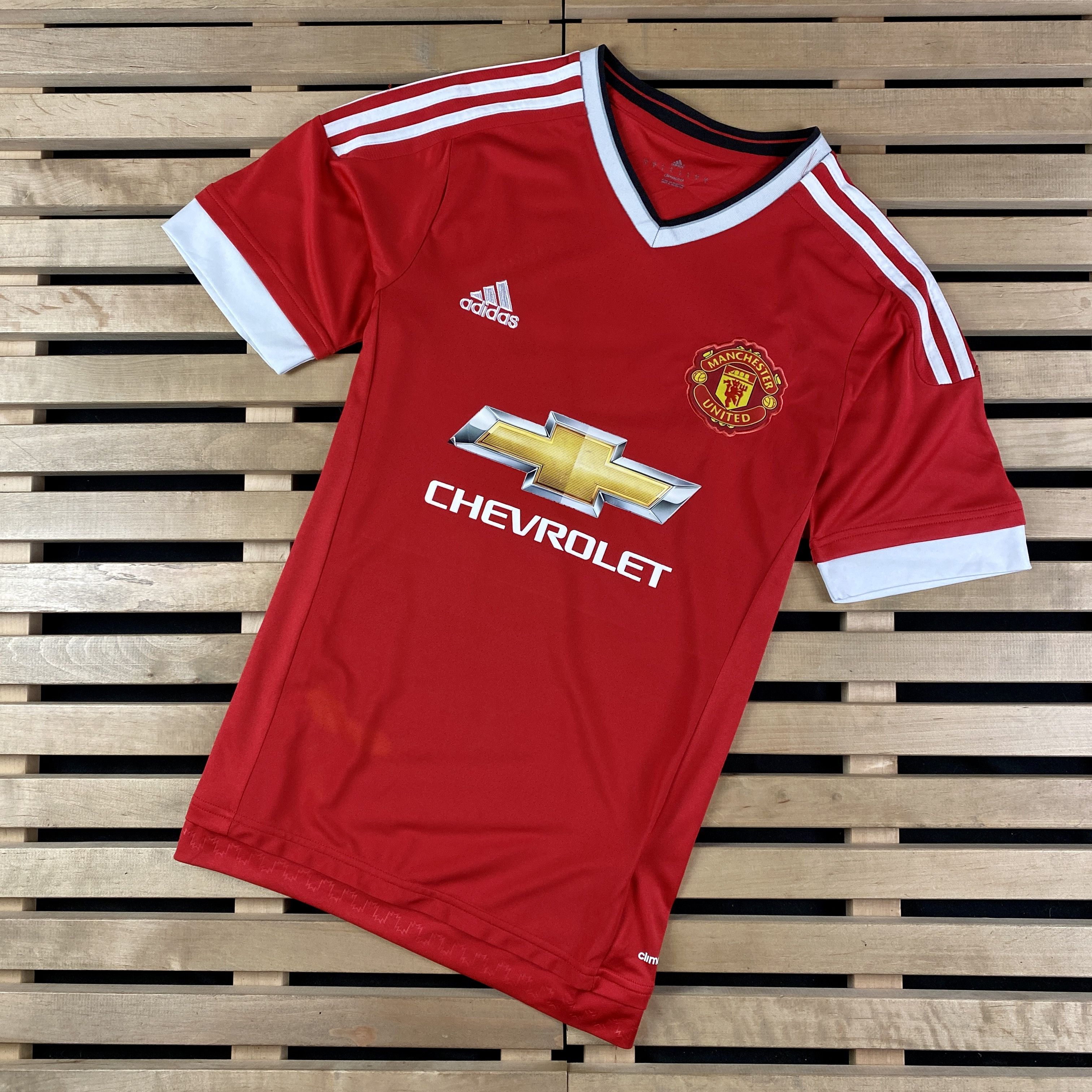 Adidas Mens Football T-Shirt Jersey Adidas Manchester United Size S Size US S / EU 44-46 / 1 - 1 Thumbnail