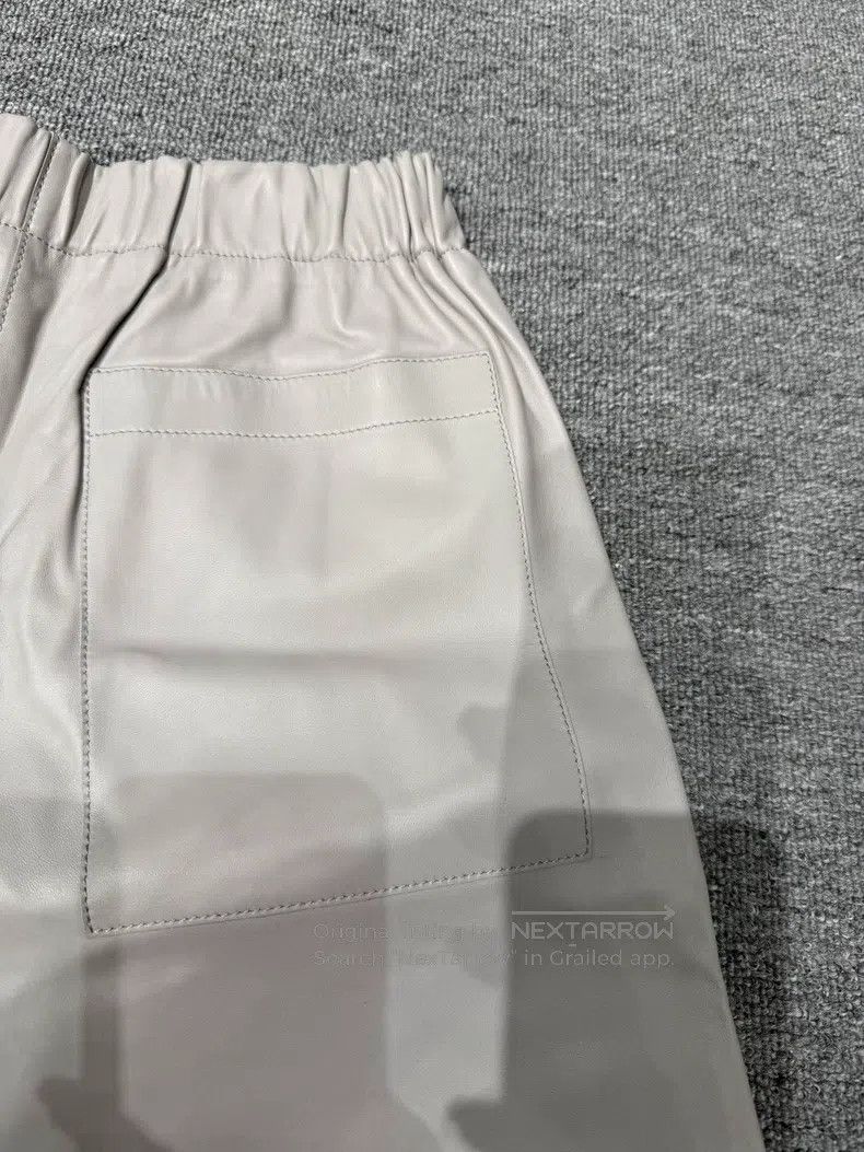 Loewe Loewe size S Loose leather pants Size 22" - 3 Thumbnail