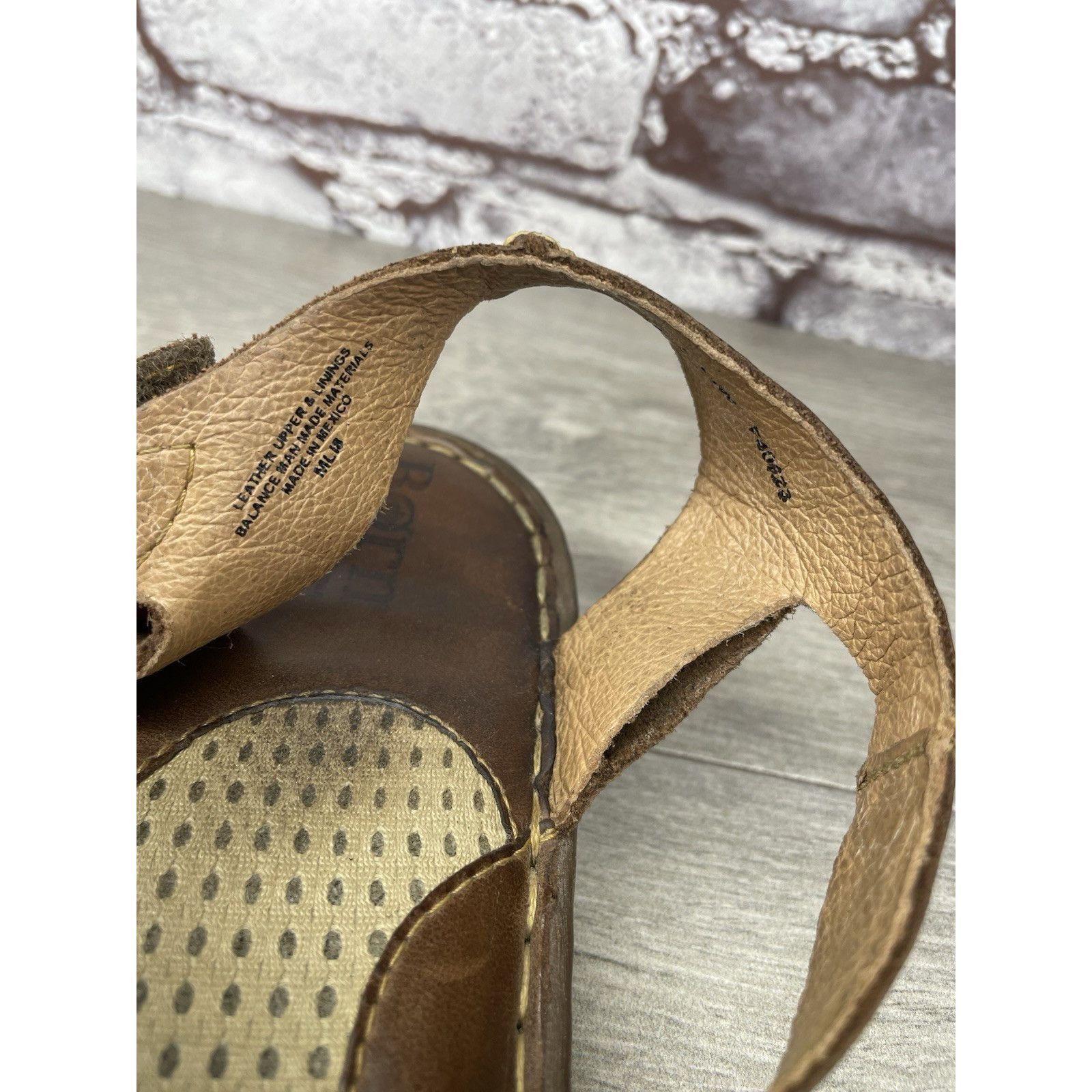 Born Born Handcrafted Brown Leather Strappy Casual Sandals Women’ Size US 10 / IT 40 - 8 Thumbnail