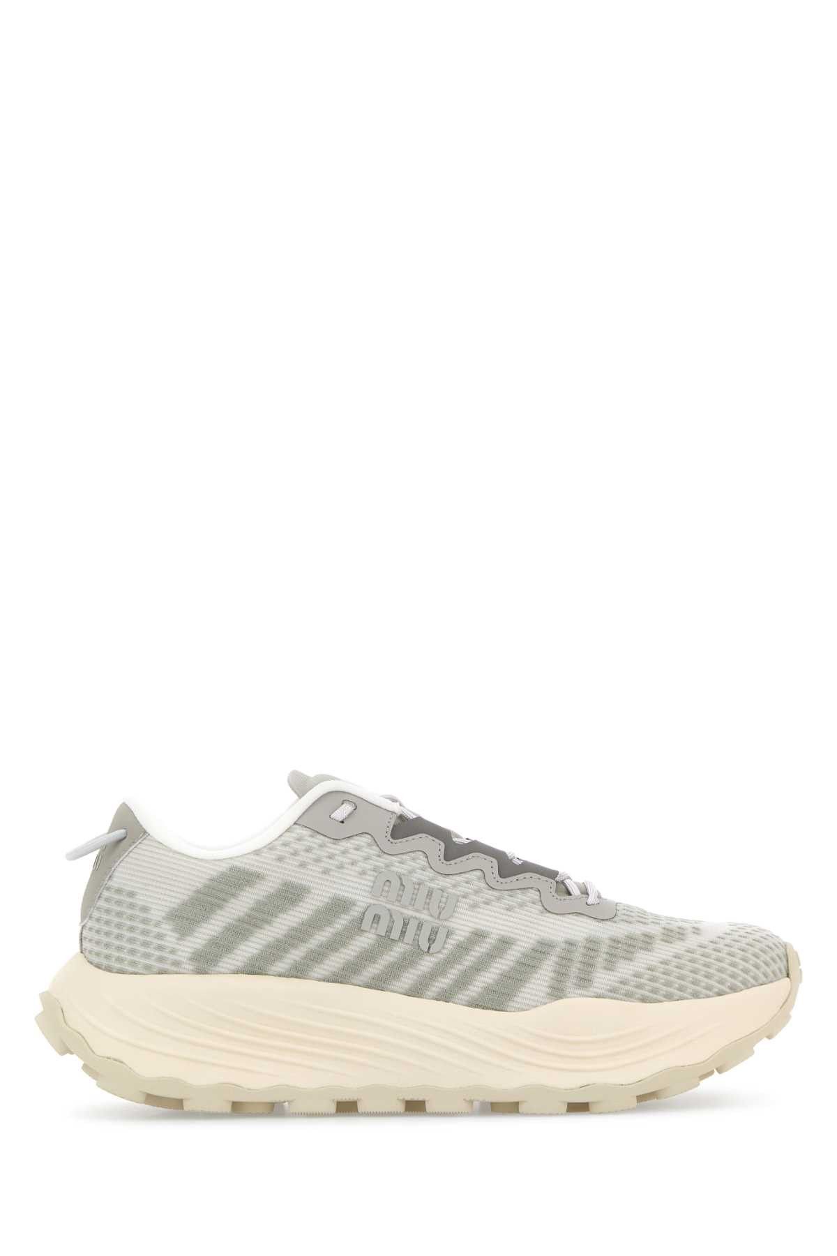 Miu Miu Two-Tone Fabric Sneakers Size US 10 / IT 40 - 1 Thumbnail