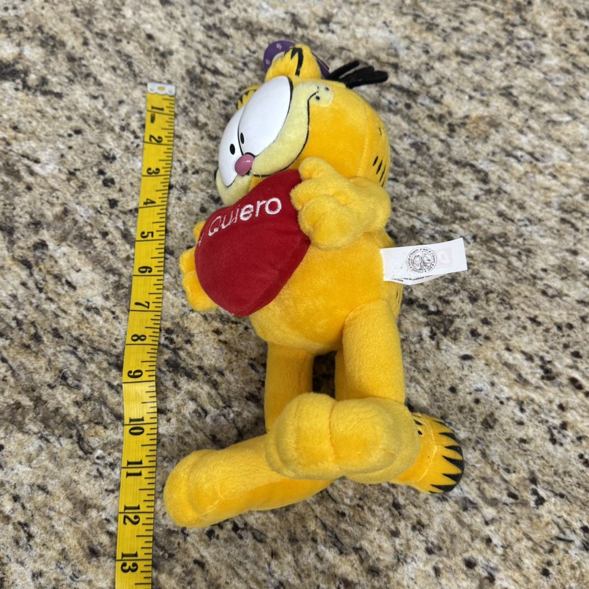 Vintage Vintage Garfield Te Quiero” 12" Spanish Valentines Day Plush Size ONE SIZE - 6 Thumbnail