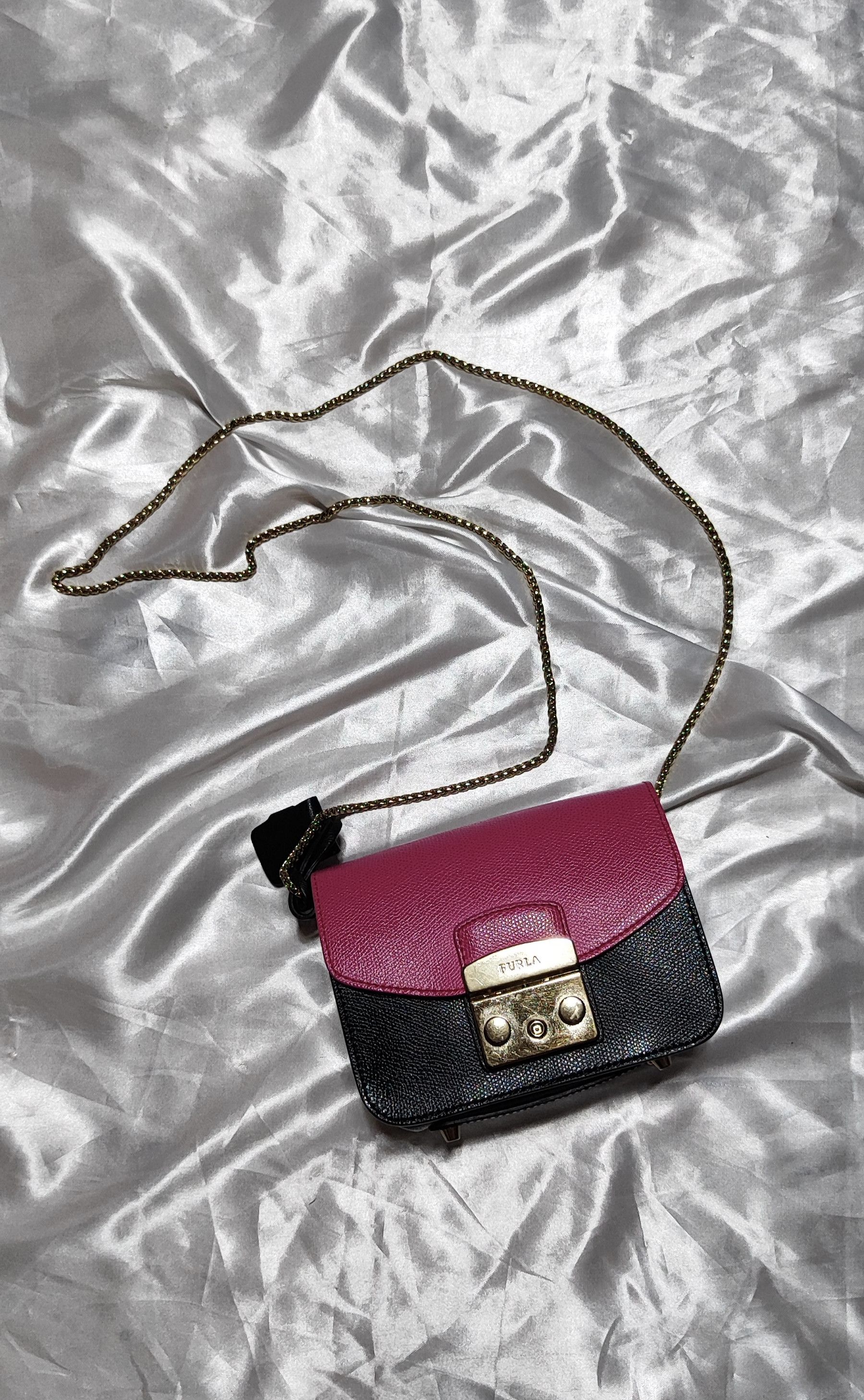 Furla Furla Metropolis Mini Leather Chain Crossbody Size ONE SIZE - 1 Thumbnail