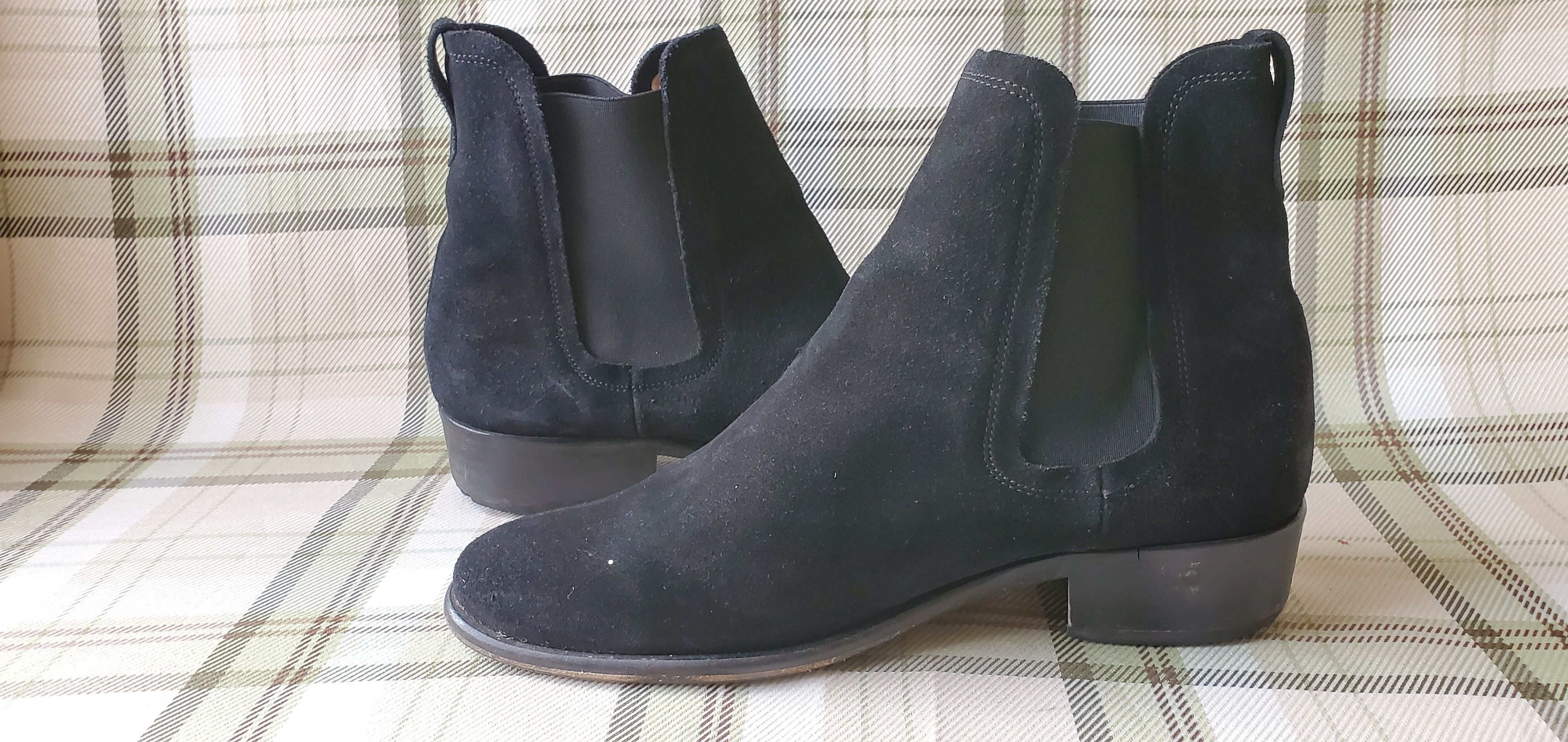 Other Fairfax Favor Black Suede Chelsea Boots Size US 9 / IT 39 - 6 Thumbnail