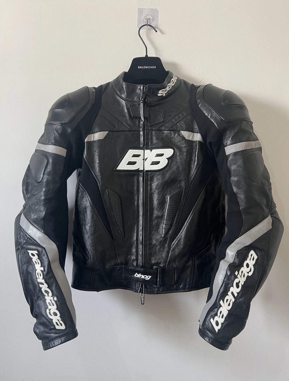 Balenciaga Balenciaga 20fw motorcycle leather jacket Grailed