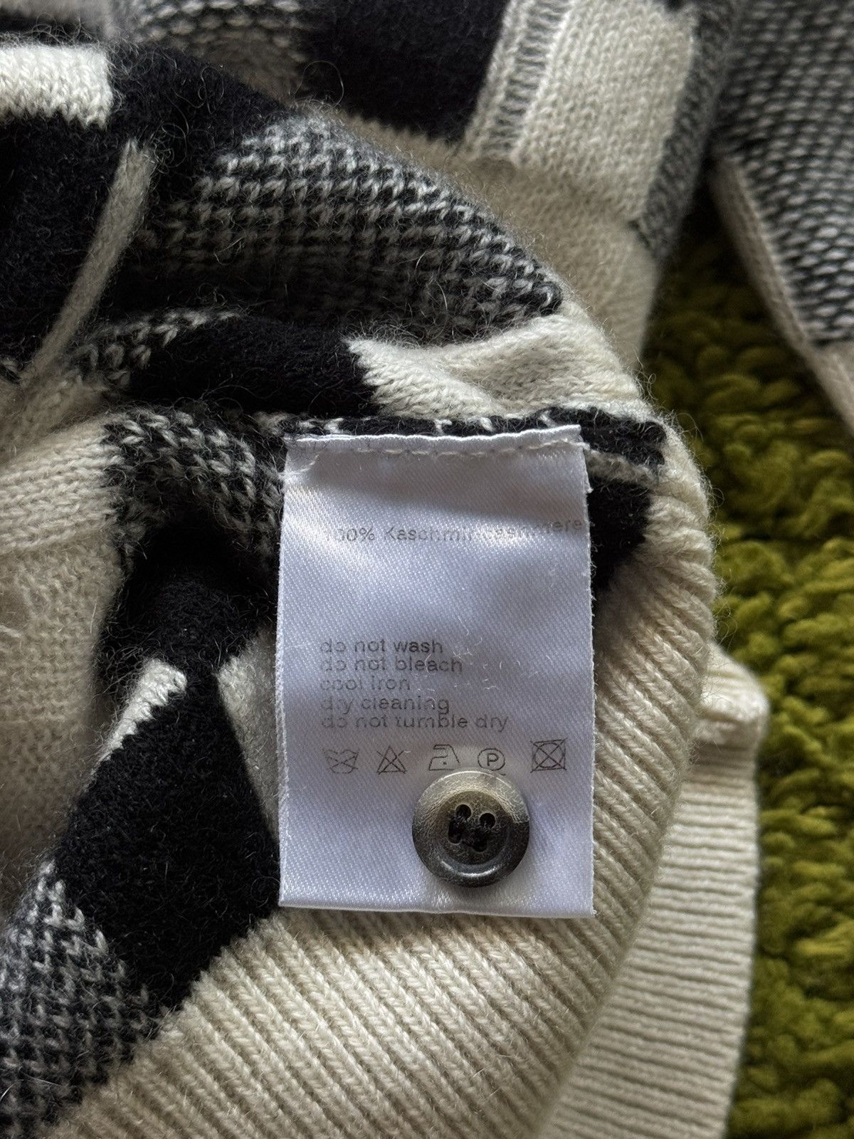 Akris Akris 100% cashmere checkered cardigan sweater Size M / US 6-8 / IT 42-44 - 5 Thumbnail