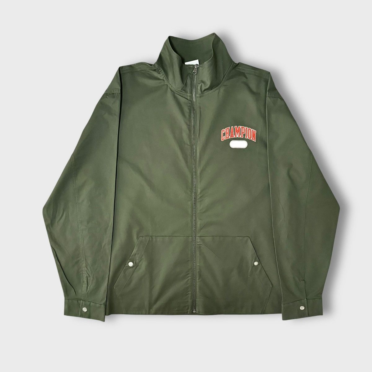 Champion Champion Sideline Mens Green Full Zip Jacket Sz L Size US L / EU 52-54 / 3 - 6 Thumbnail