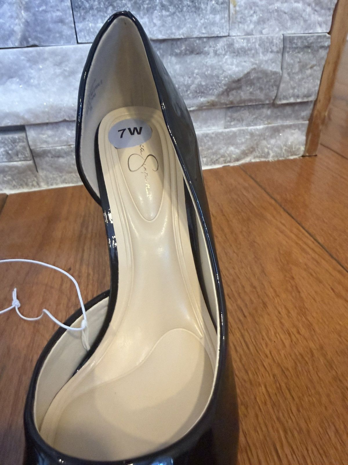 Jessica Simpson Jessica Simpson Glossy Black Heels Size US 6 / IT 36 - 5 Thumbnail