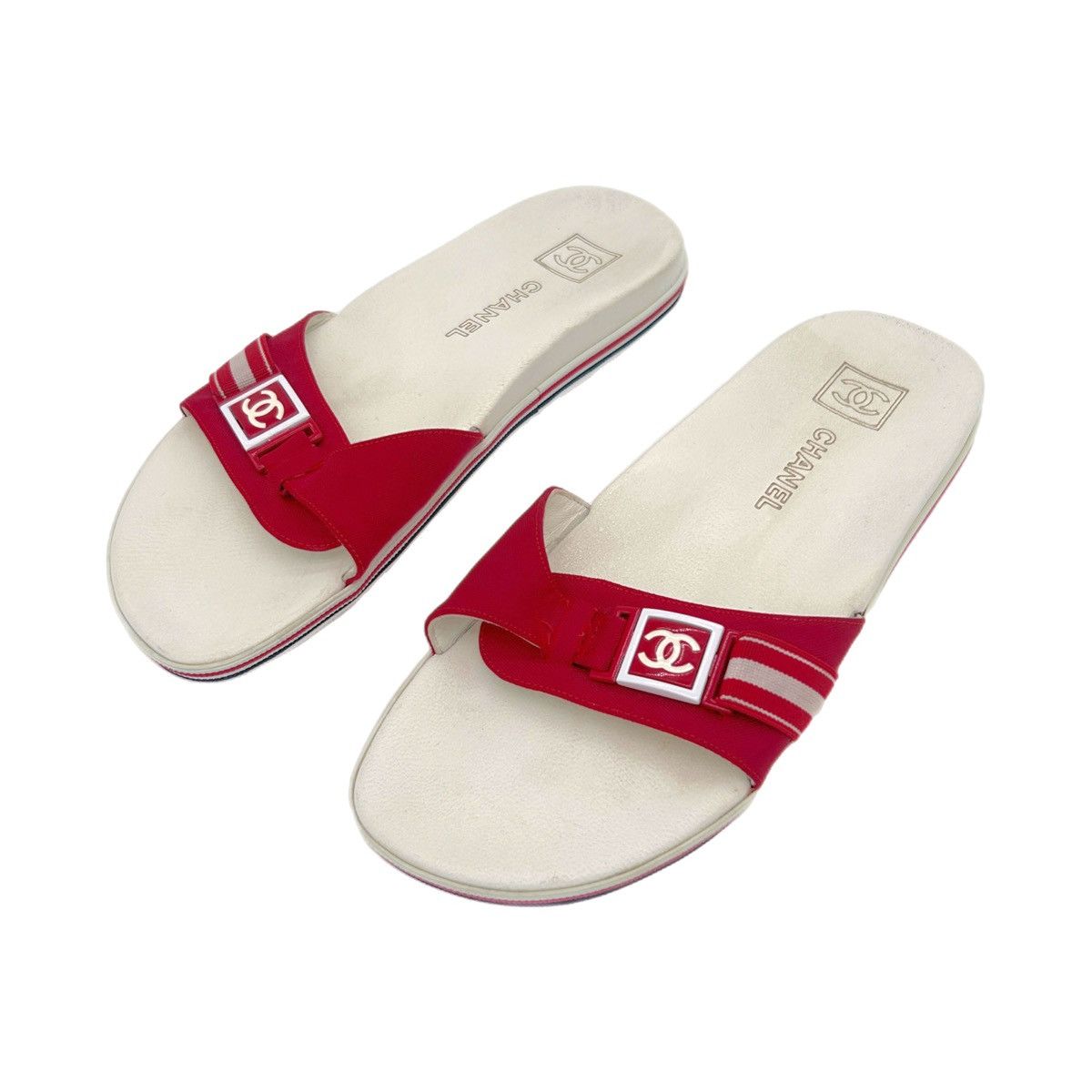 Chanel Vintage Chanel Slides (US 3) Size US 4 / IT 34 - 3 Thumbnail