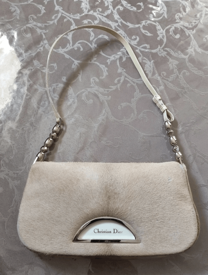 Christian Dior Monsieur × Dior Dior Bag Malice Saddle Shoulder Hodo Fur Leather 90s EX0031 Size ONE SIZE - 1 Thumbnail