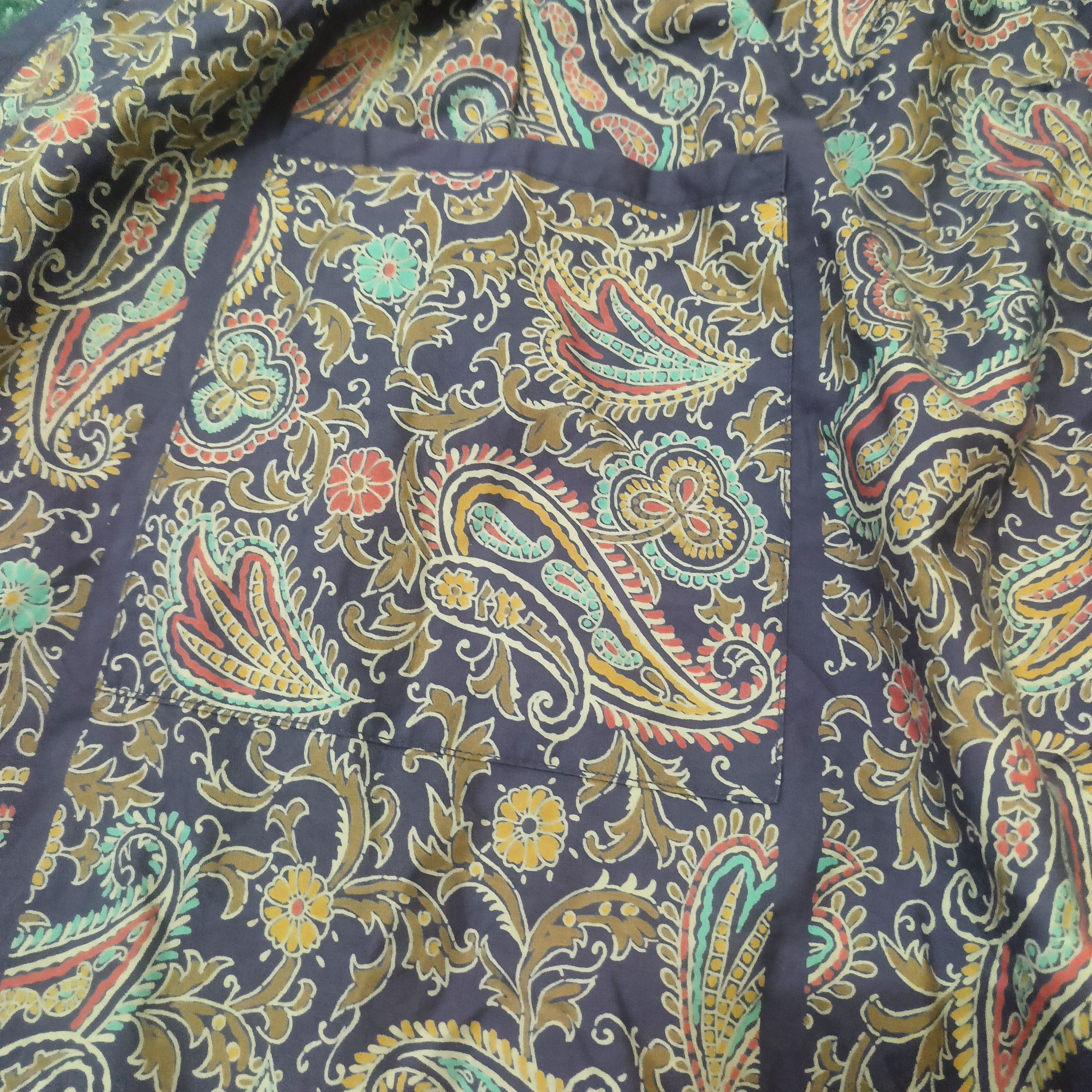 Saint Laurent Paris Rare Vtg YvesSaintLaurent YSL Apron Bandana Design Size ONE SIZE - 4 Thumbnail