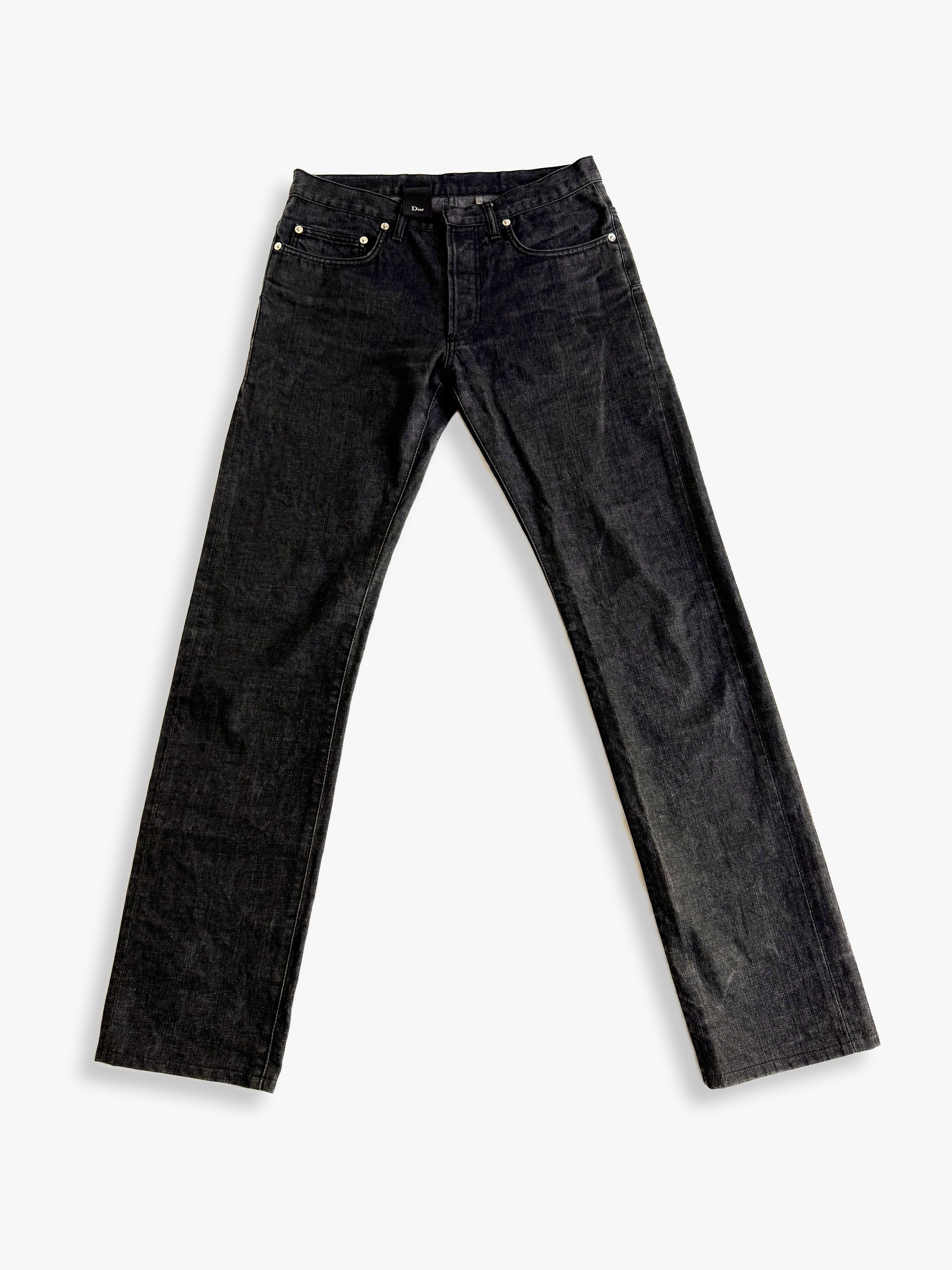 Dior × Hedi Slimane SS04 Dior Homme 'Strip' Destroyed Laser Cut