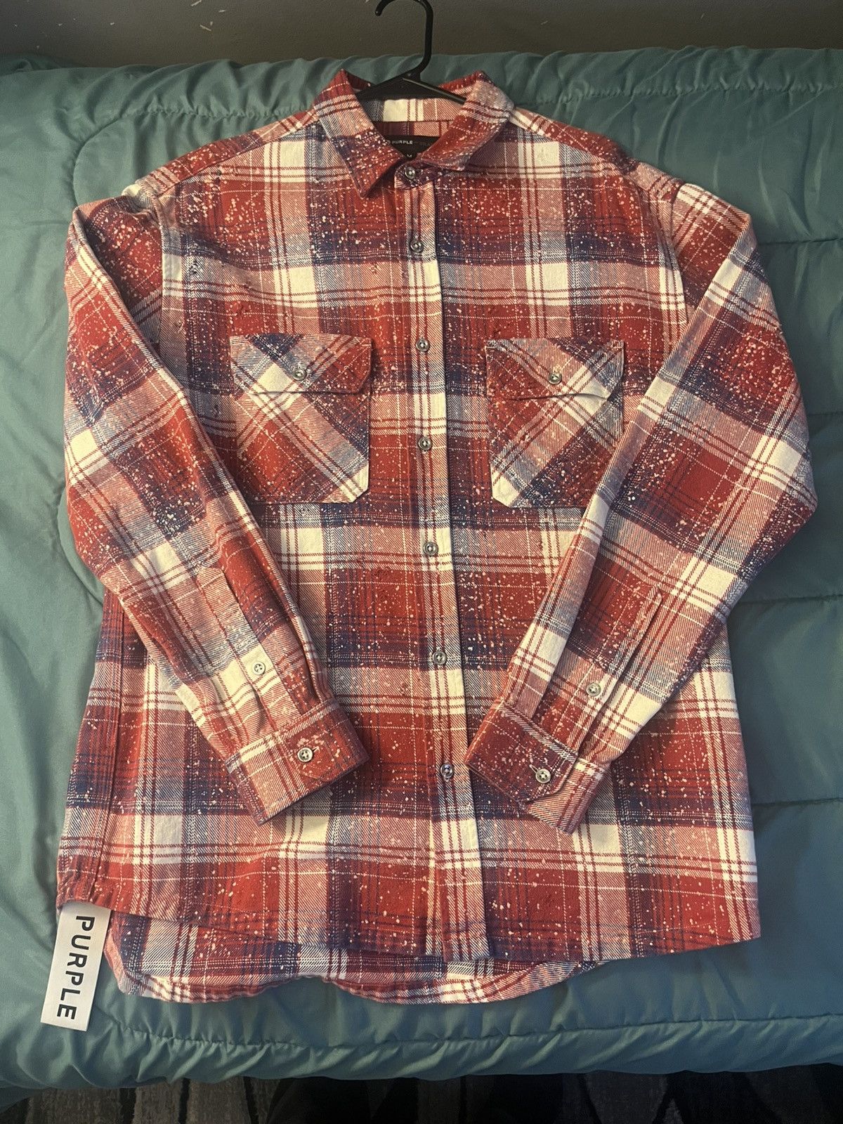 Purple Brand Purple Brand Purple Flannel Size US M / EU 48-50 / 2 - 1 Thumbnail