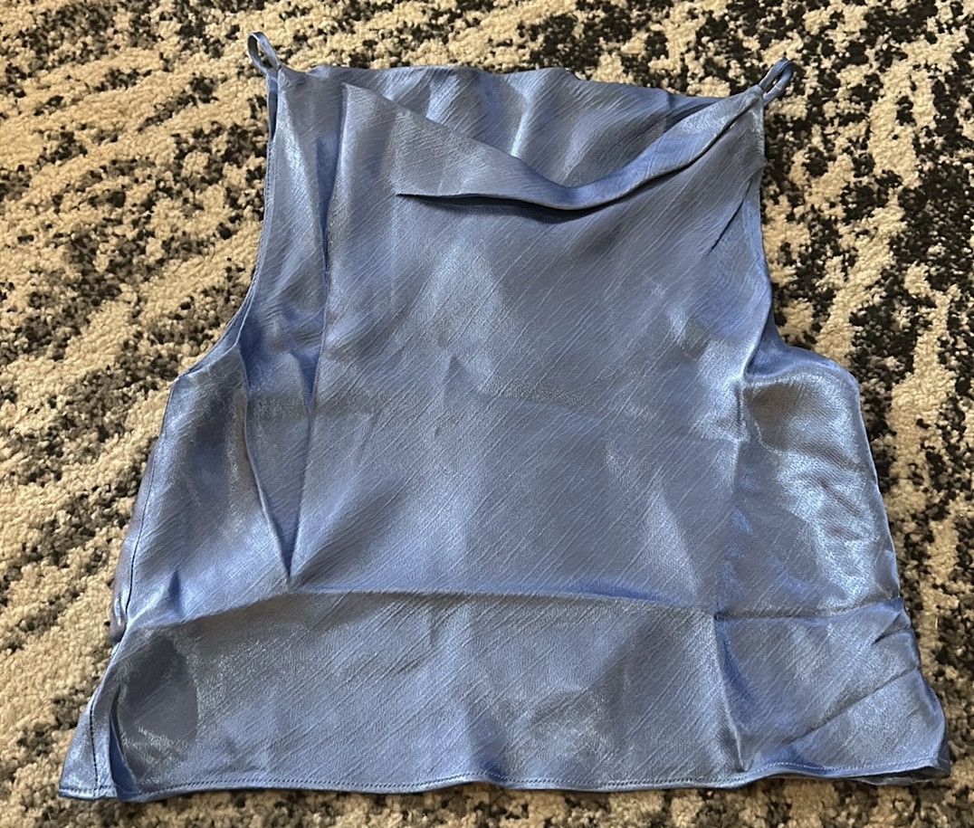 BEC + BRIDGE BEC & BRIDGE Delphine Cropped Hammered-satin Top Size XS / US 0-2 / IT 36-38 - 5 Thumbnail