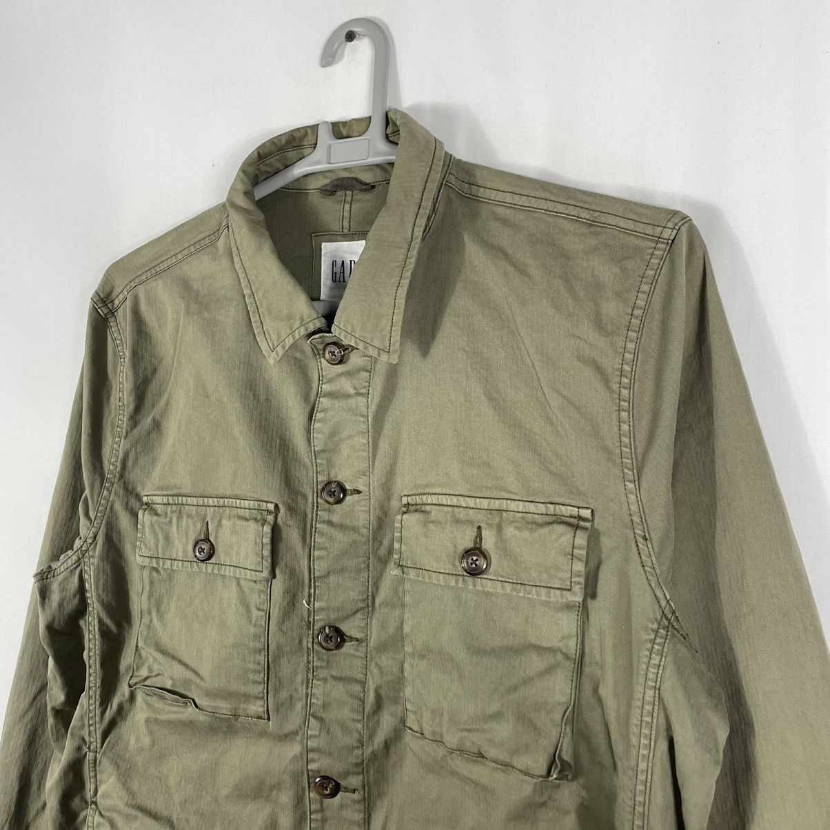 Gap × Vintage 🔥Rare🔥Vintage GAP Double Pocket Military Styles Chore Jacket Size US M / EU 48-50 / 2 - 5 Thumbnail