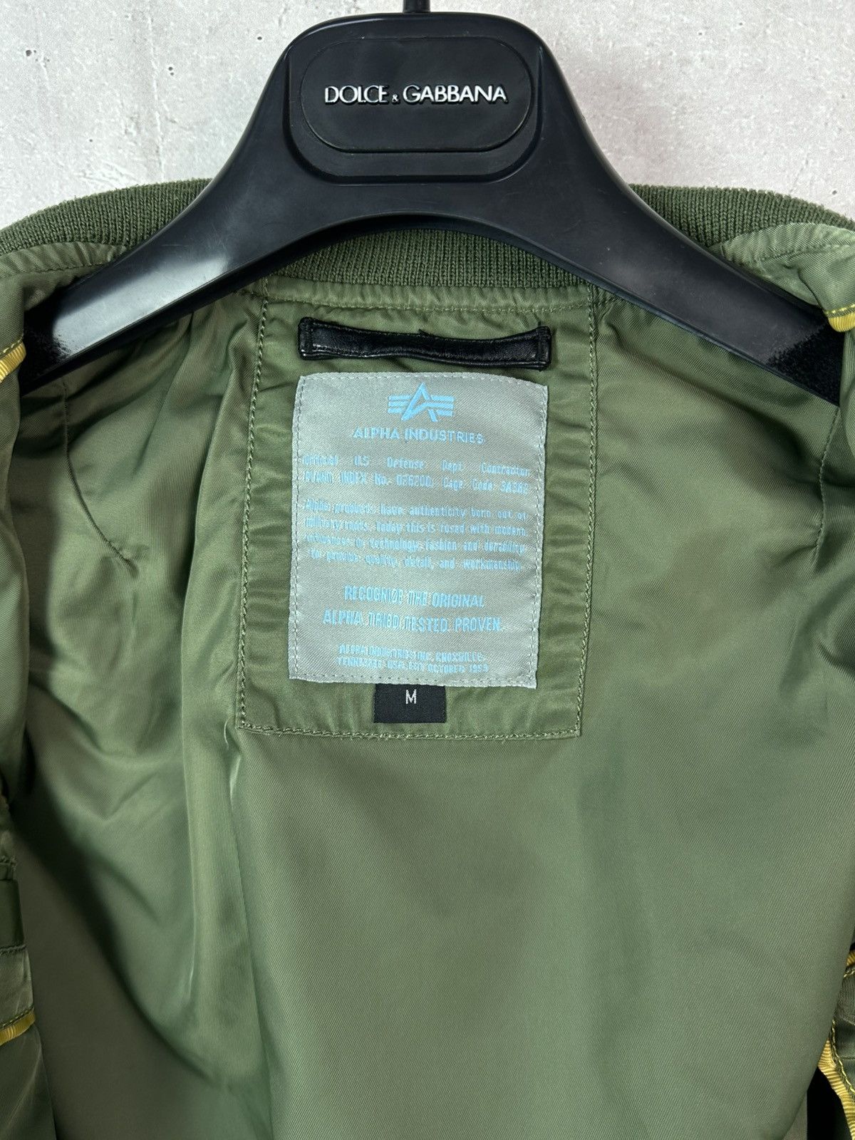 Alpha Industries Alpha Industries Green Long Sleeve Logo Women’s Bomber Size M / US 6-8 / IT 42-44 - 12 Thumbnail
