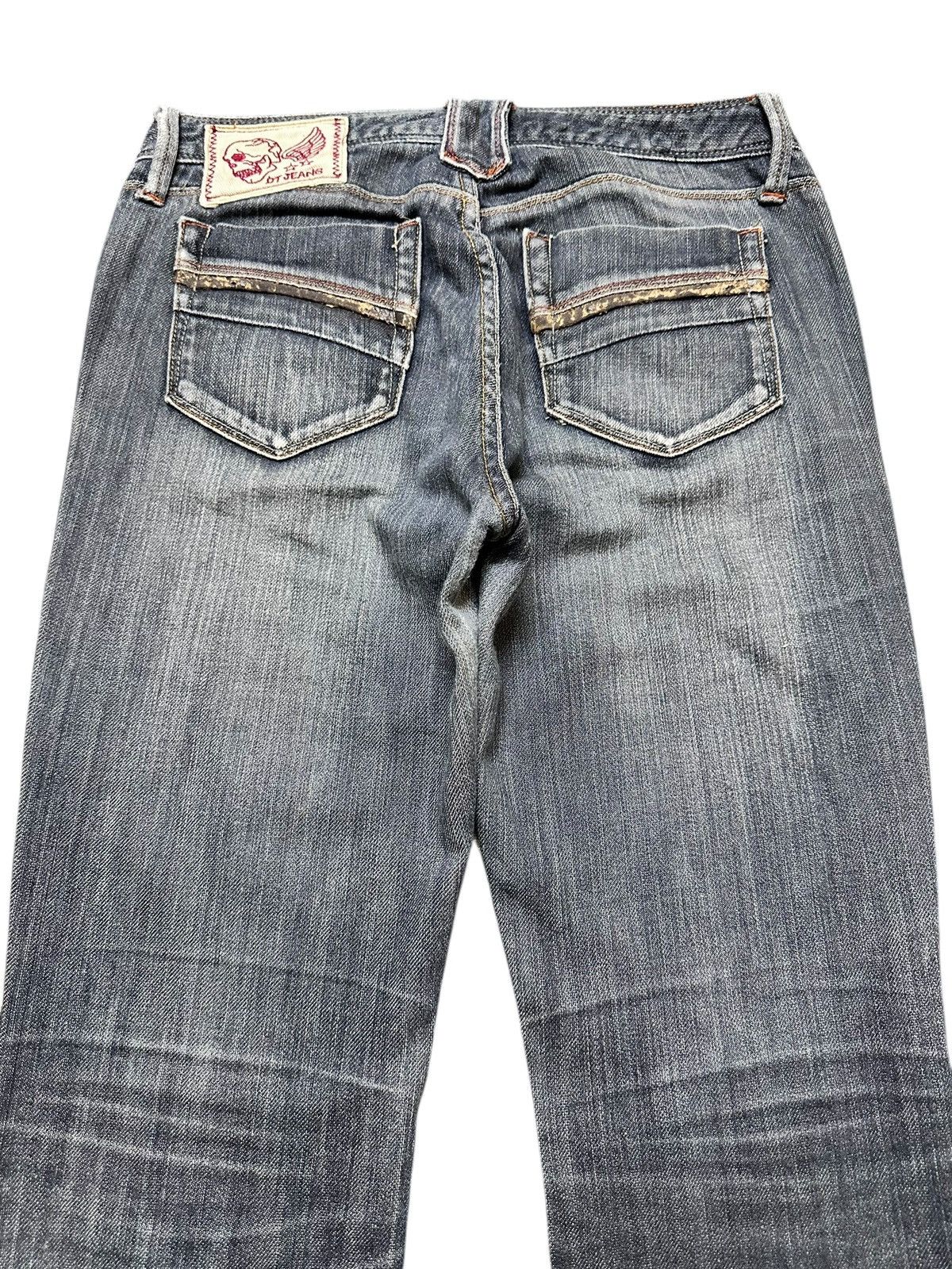Japanese Brand DJ Jeans With Wideleg Bootcut Style and Faded Wash Size US 28 / EU 44 - 6 Thumbnail
